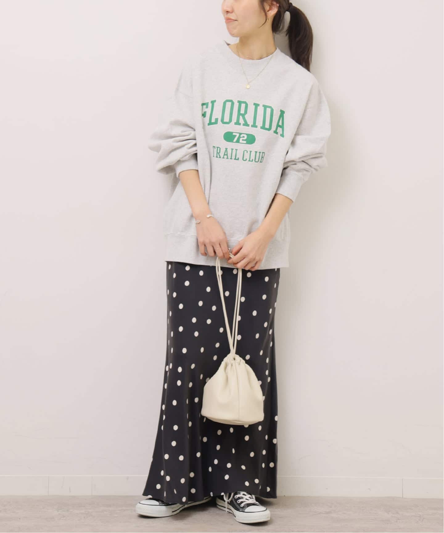 JOURNAL STANDARD relume /ランダムドットロングスカート WEB限定追加》ランダムドットロングスカート（ロング・マキシ丈