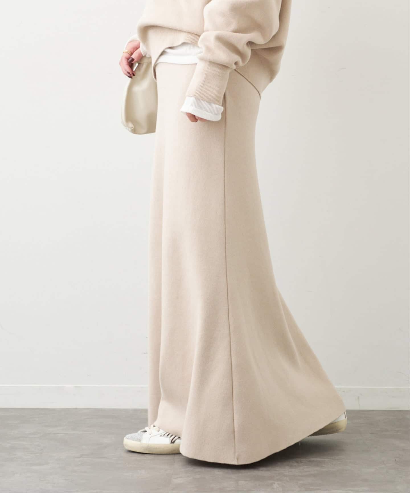 SMOOTH TOP ロングスカート（ロング・マキシ丈スカート）｜Deuxieme