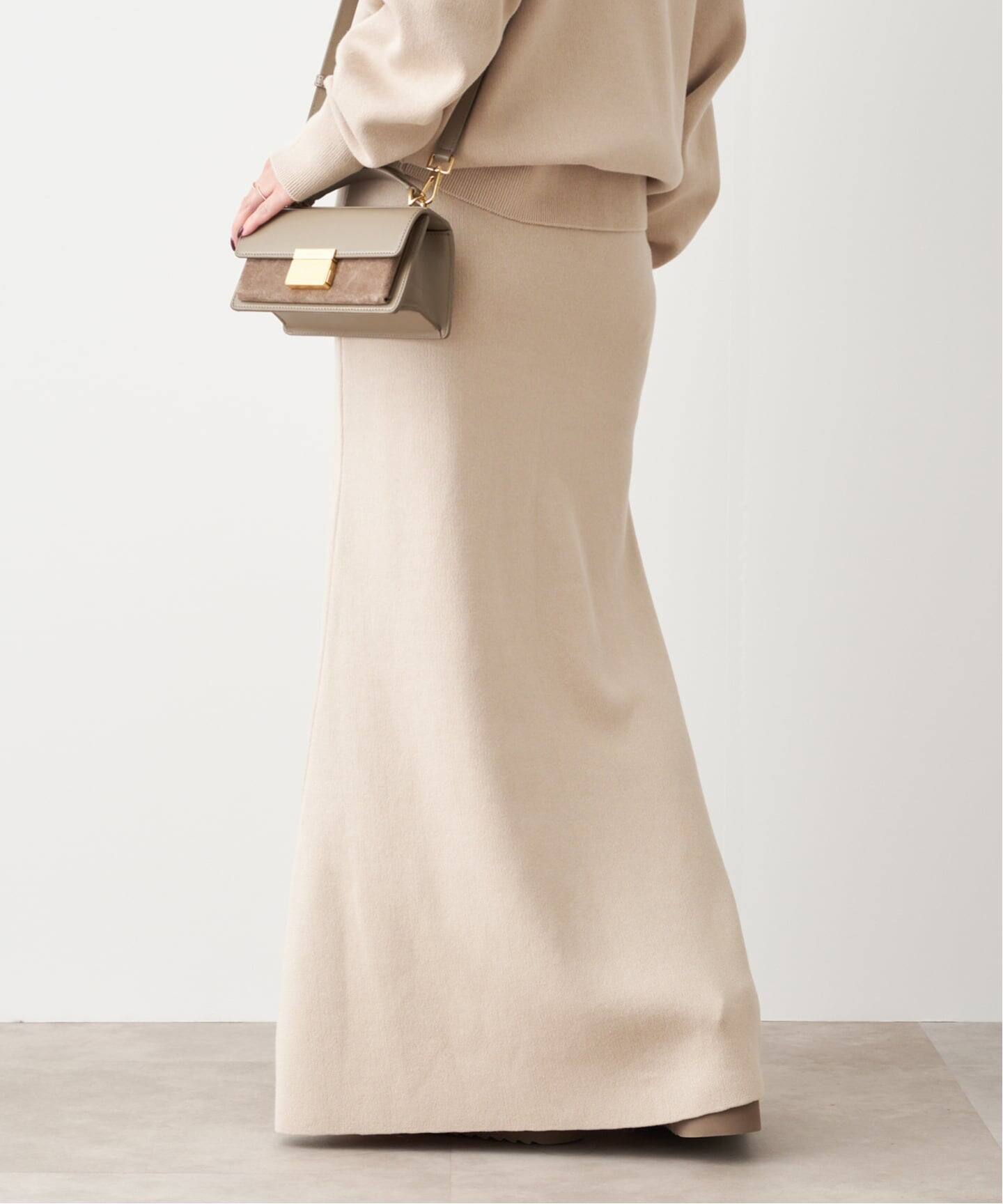 SMOOTH TOP ロングスカート（ロング・マキシ丈スカート）｜Deuxieme