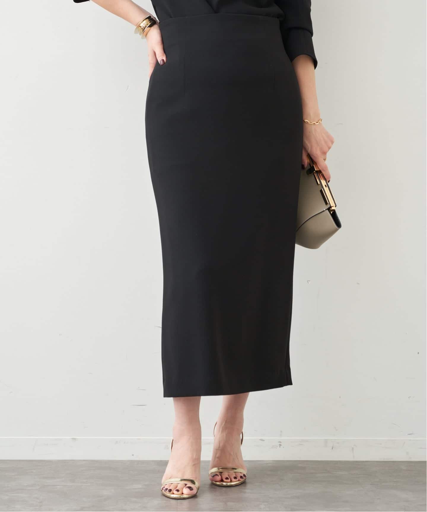 完売 Deuxieme Classe ジョーゼットハイウエストスカート トリアセジョーゼット ハイウエスト スカート（ロング・マキシ丈