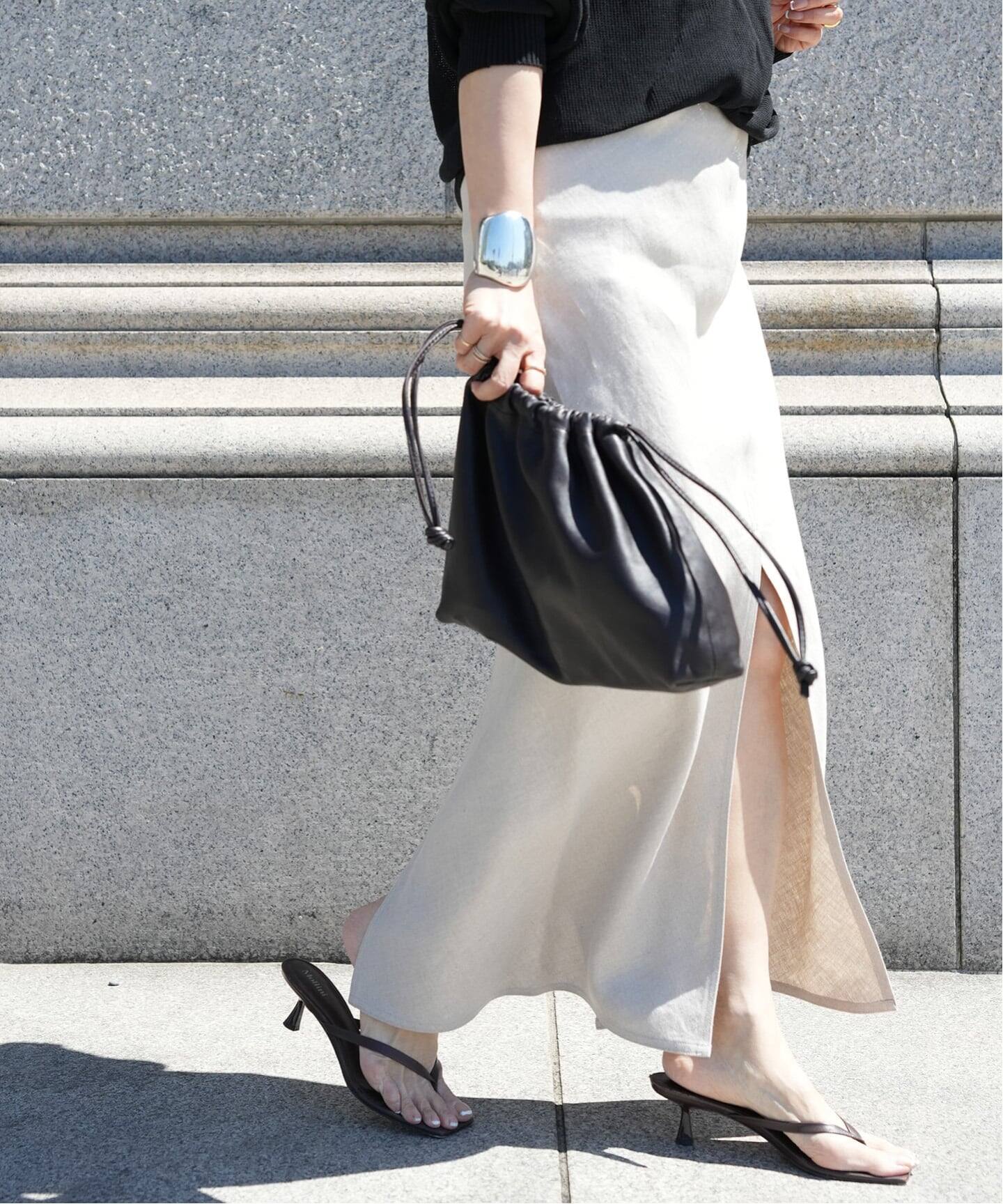 新品未使用 25ss Deuxieme Classe OGLINEN スカート Deuxieme Classe（ドゥーズィエムクラス） スカート *OGLINEN タイト