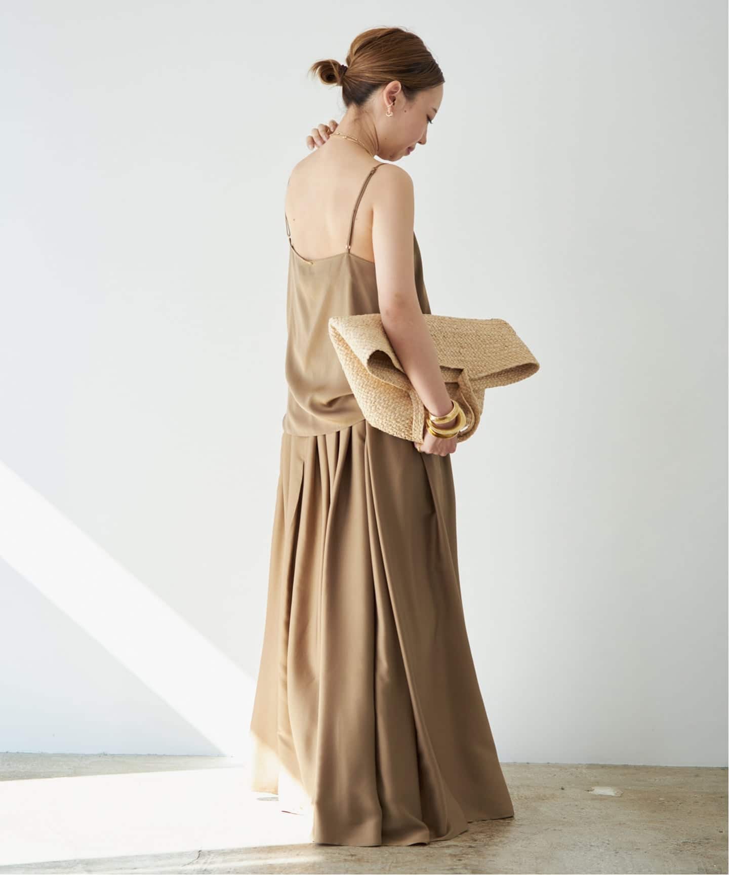 美品 DeuxiemeClasse♡rustle シルクロングスカート SILK SATIN LONG スカート（その他スカート）｜Deuxieme Classe