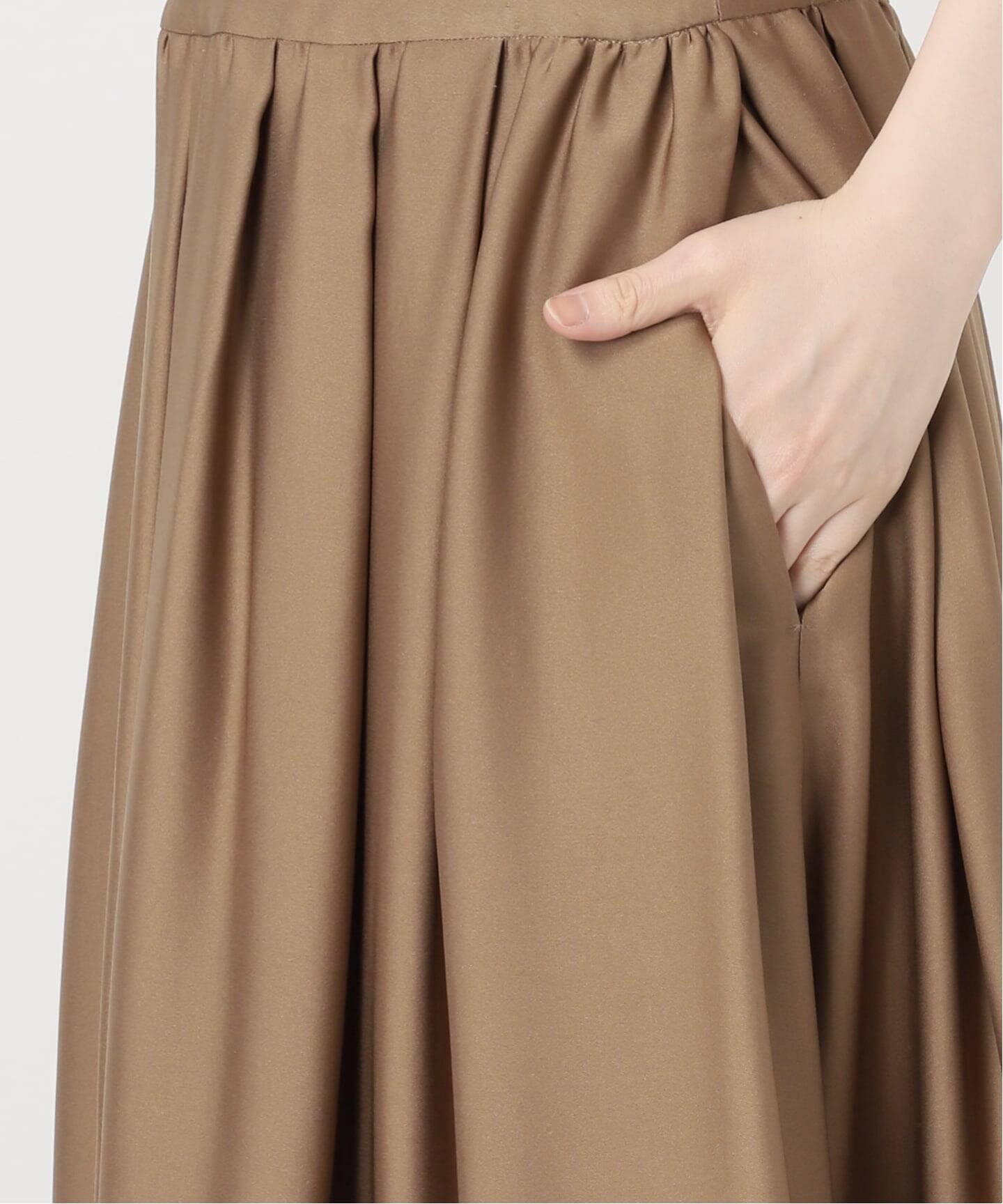 SILK SATIN LONG スカート（その他スカート）｜Deuxieme Classe