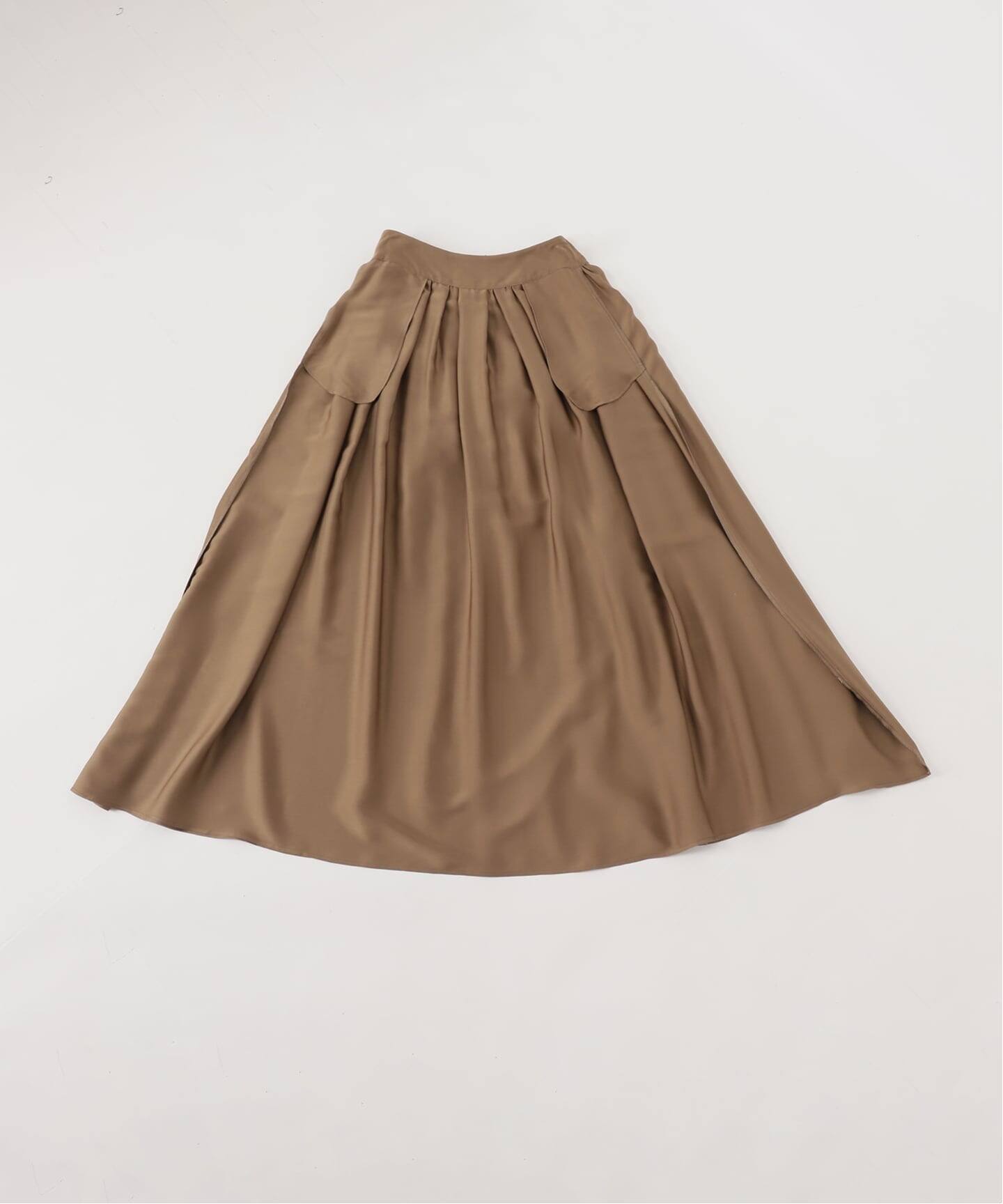 SILK SATIN LONG スカート（その他スカート）｜Deuxieme Classe