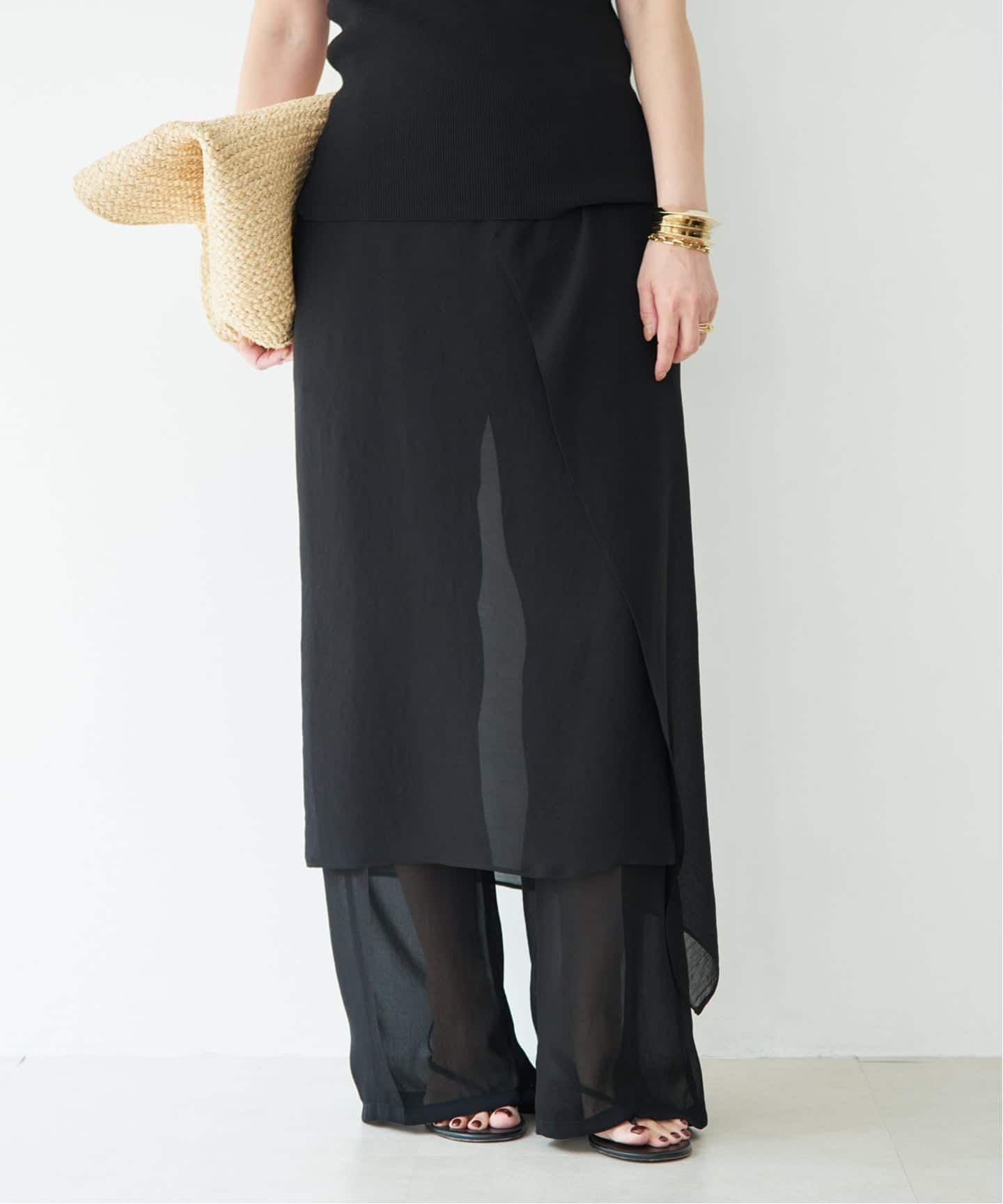 トリアセシフォン WRAP SKIRT（その他スカート）｜Deuxieme Classe