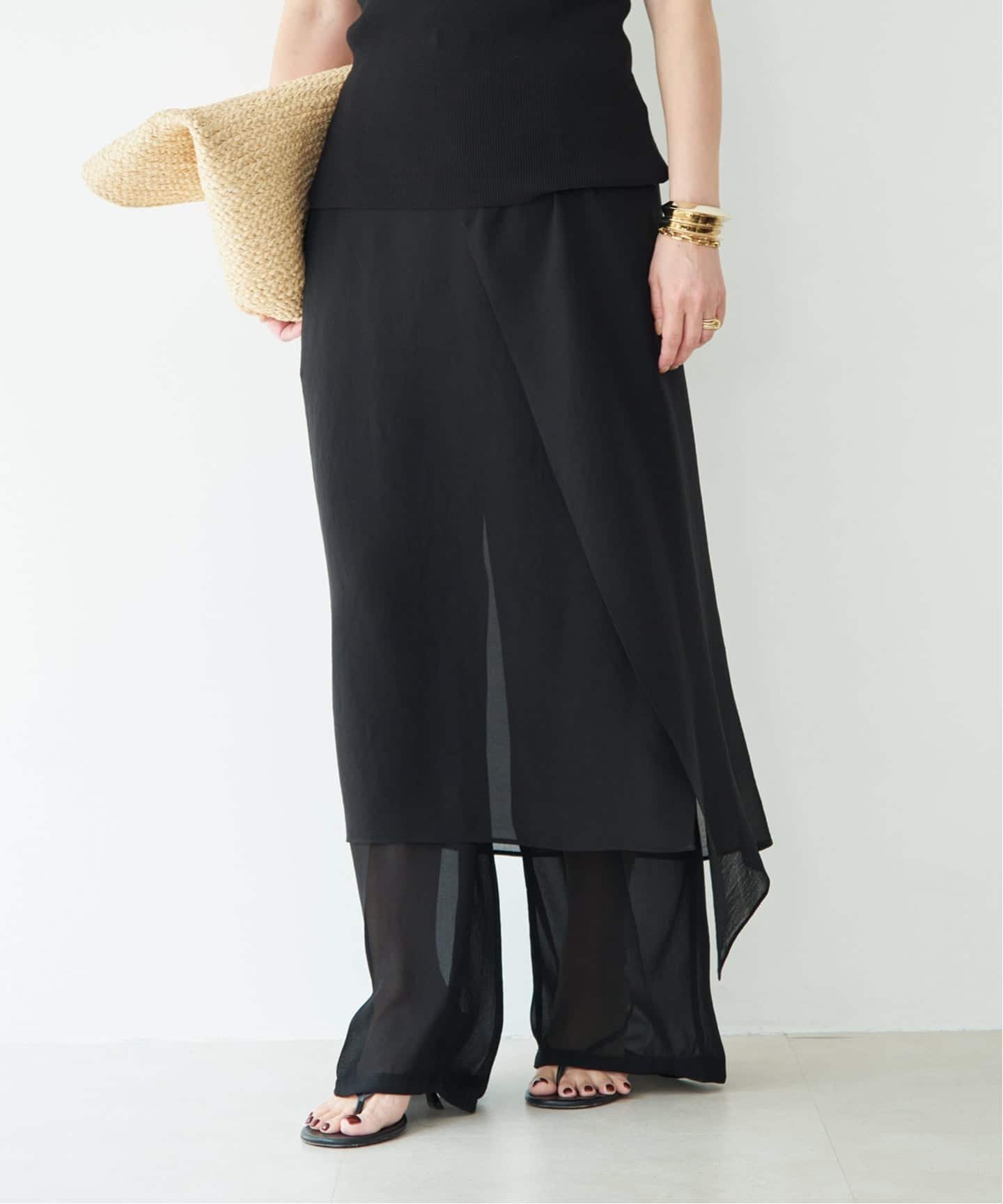 トリアセシフォン WRAP SKIRT（その他スカート）｜Deuxieme Classe