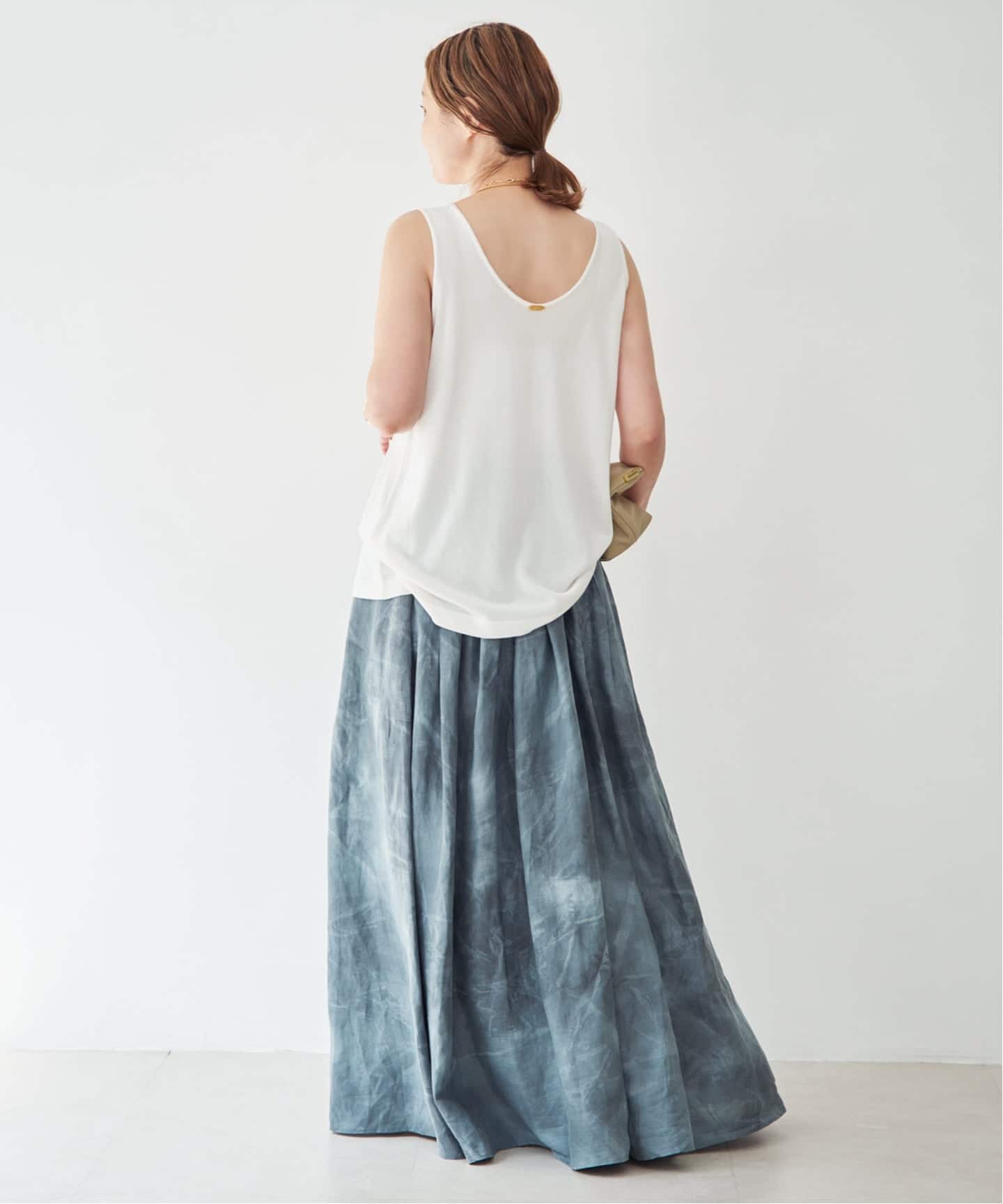 TIEDYE LINEN スカート（ロング・マキシ丈スカート）｜Deuxieme Classe