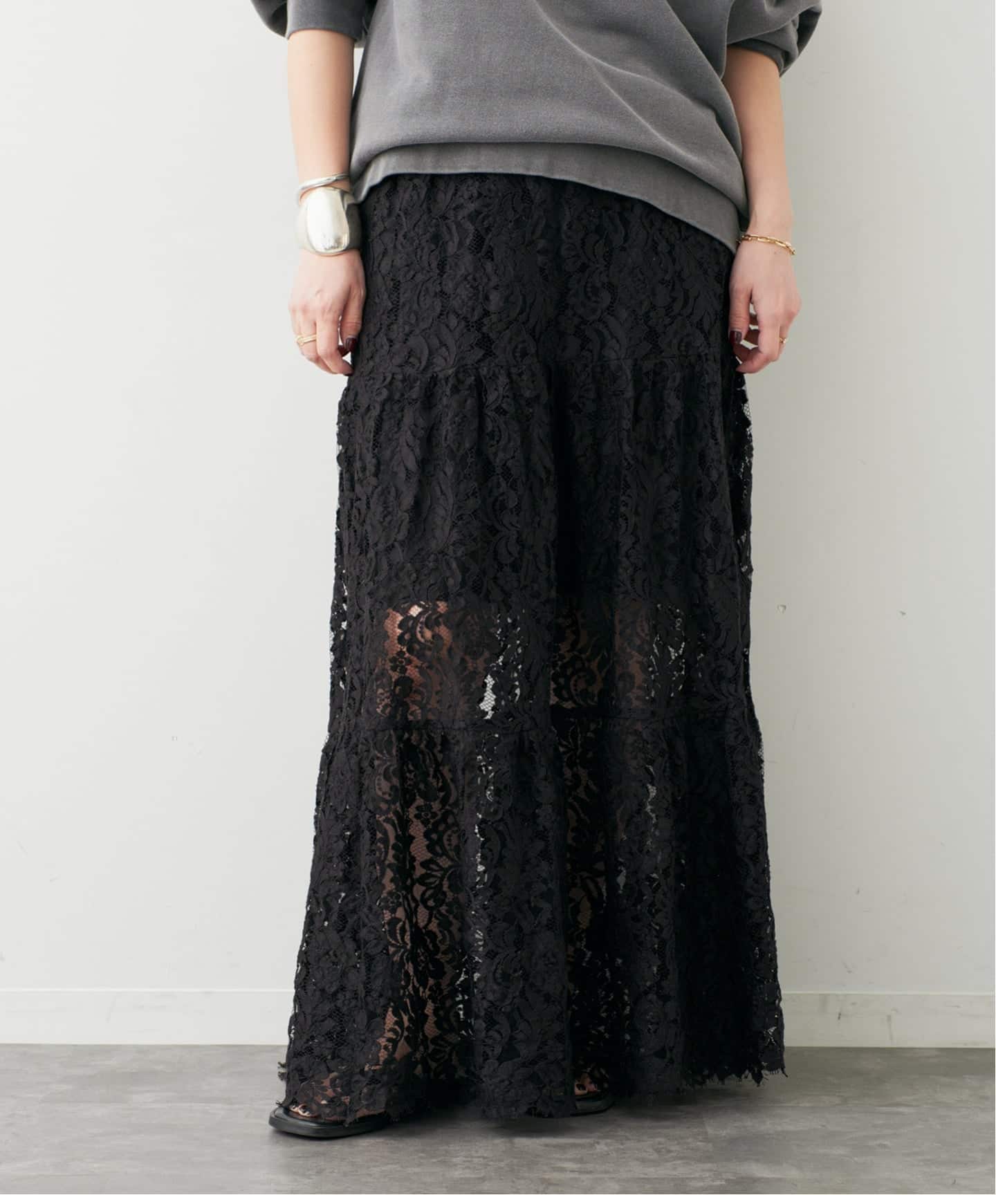 Lace Tiered スカート（その他スカート）｜Deuxieme Classe