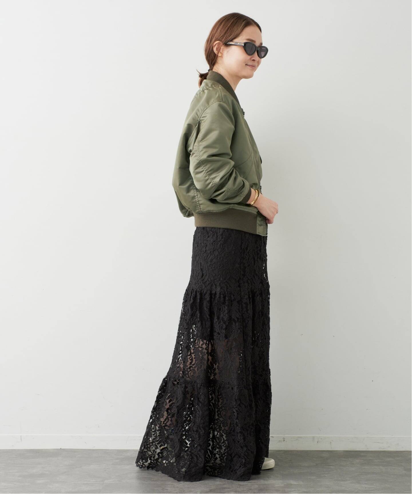 Lace Tiered スカート（その他スカート）｜Deuxieme Classe