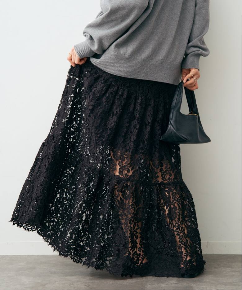 Lace Tiered スカート（その他スカート）｜Deuxieme Classe 