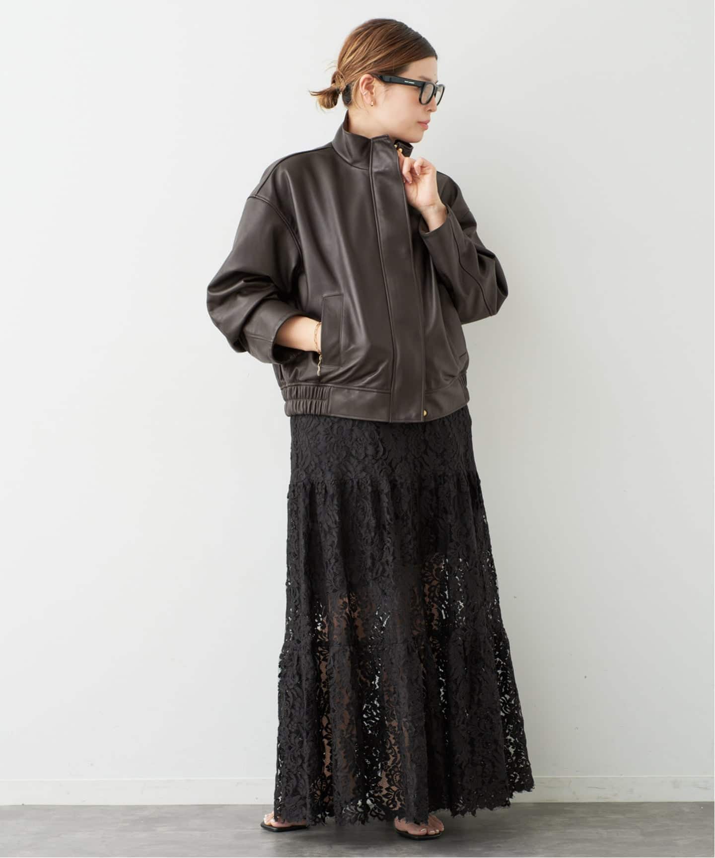 未使用⭐︎ Deuxieme Classe Lace Maxi スカート Lace Tiered スカート（その他スカート）｜Deuxieme Classe