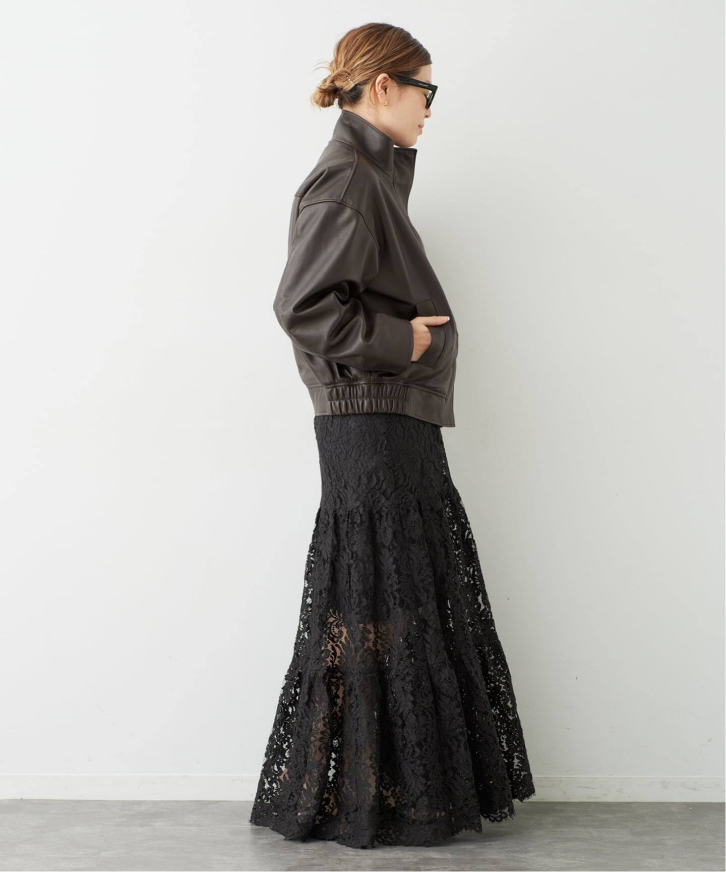 未使用⭐︎ Deuxieme Classe Lace Maxi スカート Lace Tiered スカート（その他スカート）｜Deuxieme Classe
