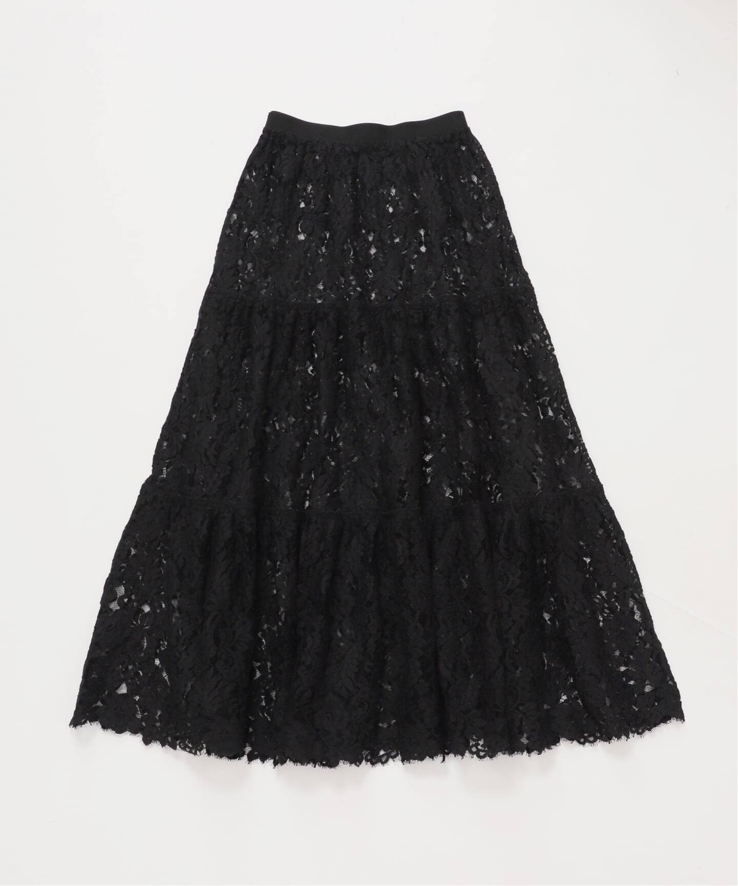 Lace Tiered スカート（その他スカート）｜Deuxieme Classe