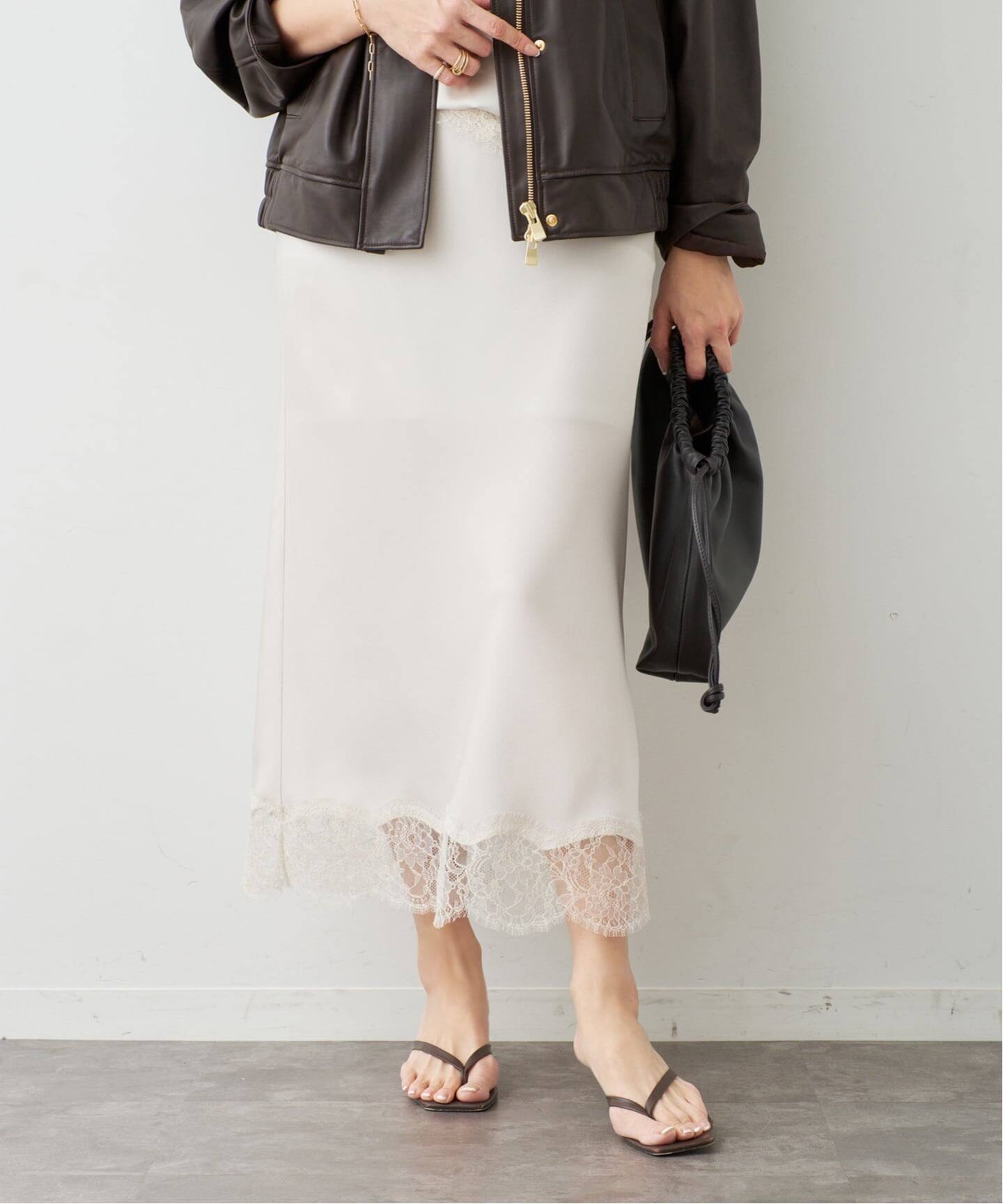Lace Trimmed スカート（その他スカート）｜Deuxieme Classe