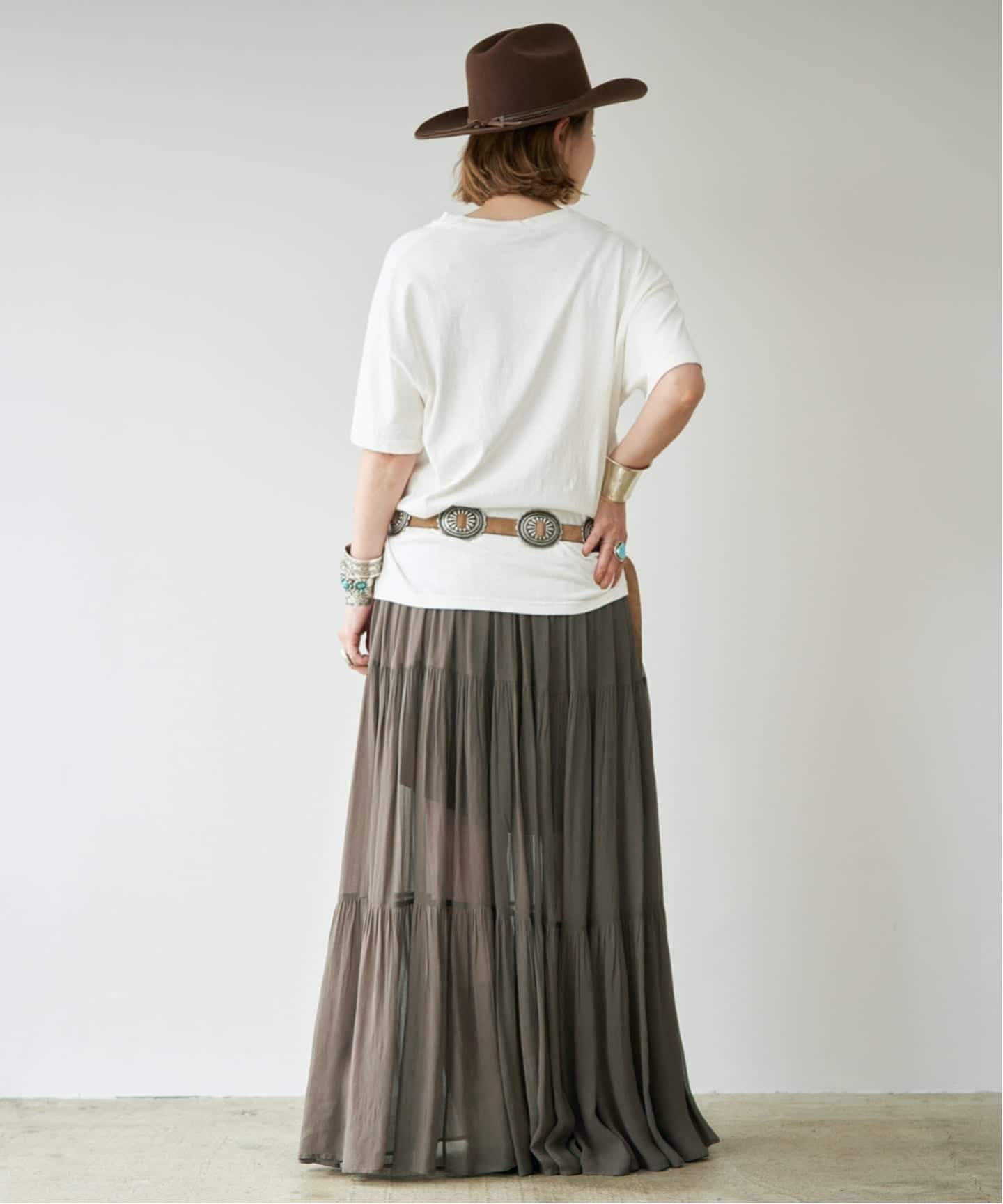 Sheer Boho スカート（ロング・マキシ丈スカート）｜Deuxieme Classe