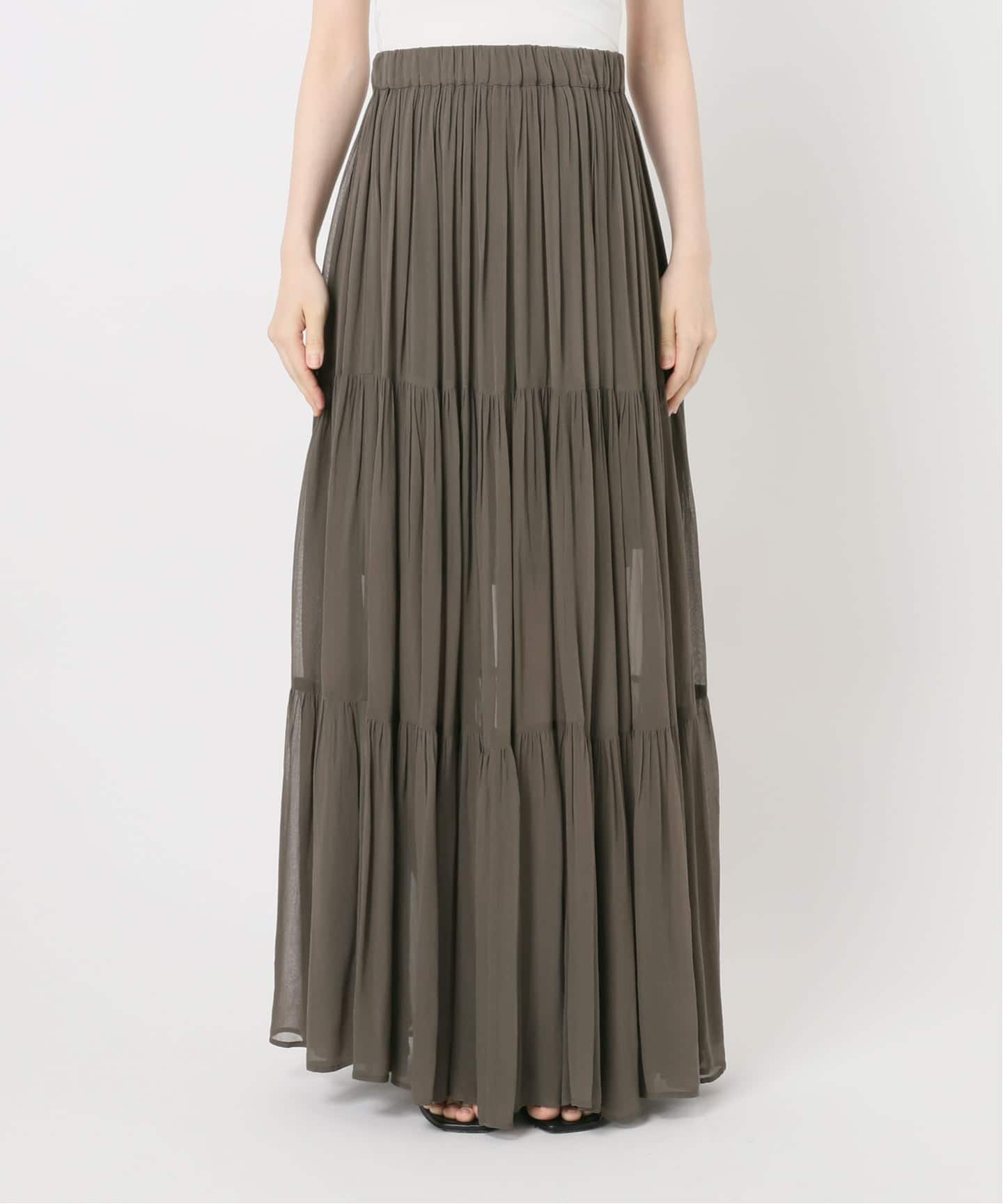 Sheer Boho スカート（ロング・マキシ丈スカート）｜Deuxieme Classe