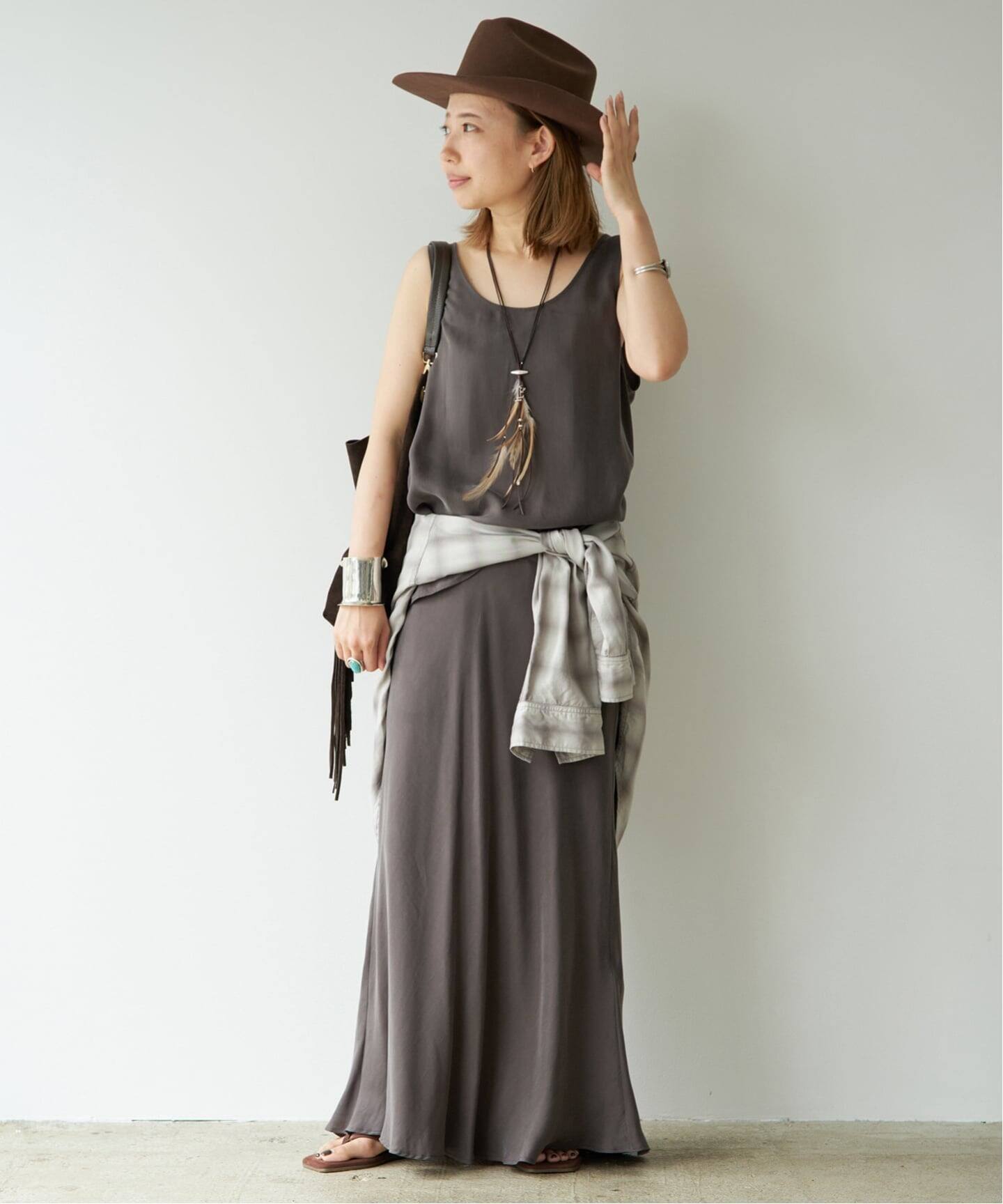 Deuxieme Classe *Cupro maxi スカート Cupro maxi スカート（その他スカート）｜Deuxieme Classe