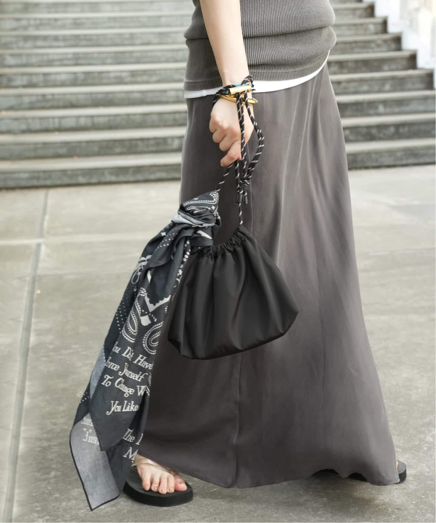 Deuxieme Classe Maxiスカート 予約》*Cupro maxi スカート（その他スカート）｜Deuxieme Classe