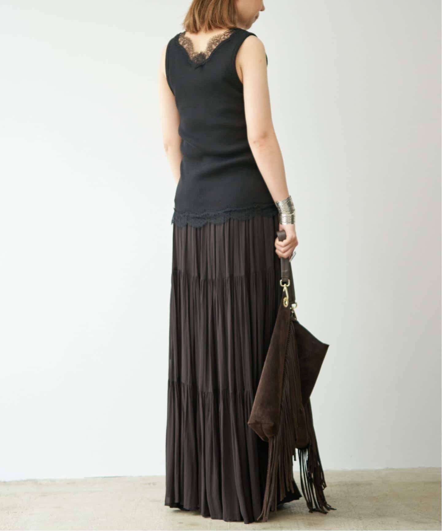 予約》*追加 Sheer Boho スカート（ロング・マキシ丈スカート