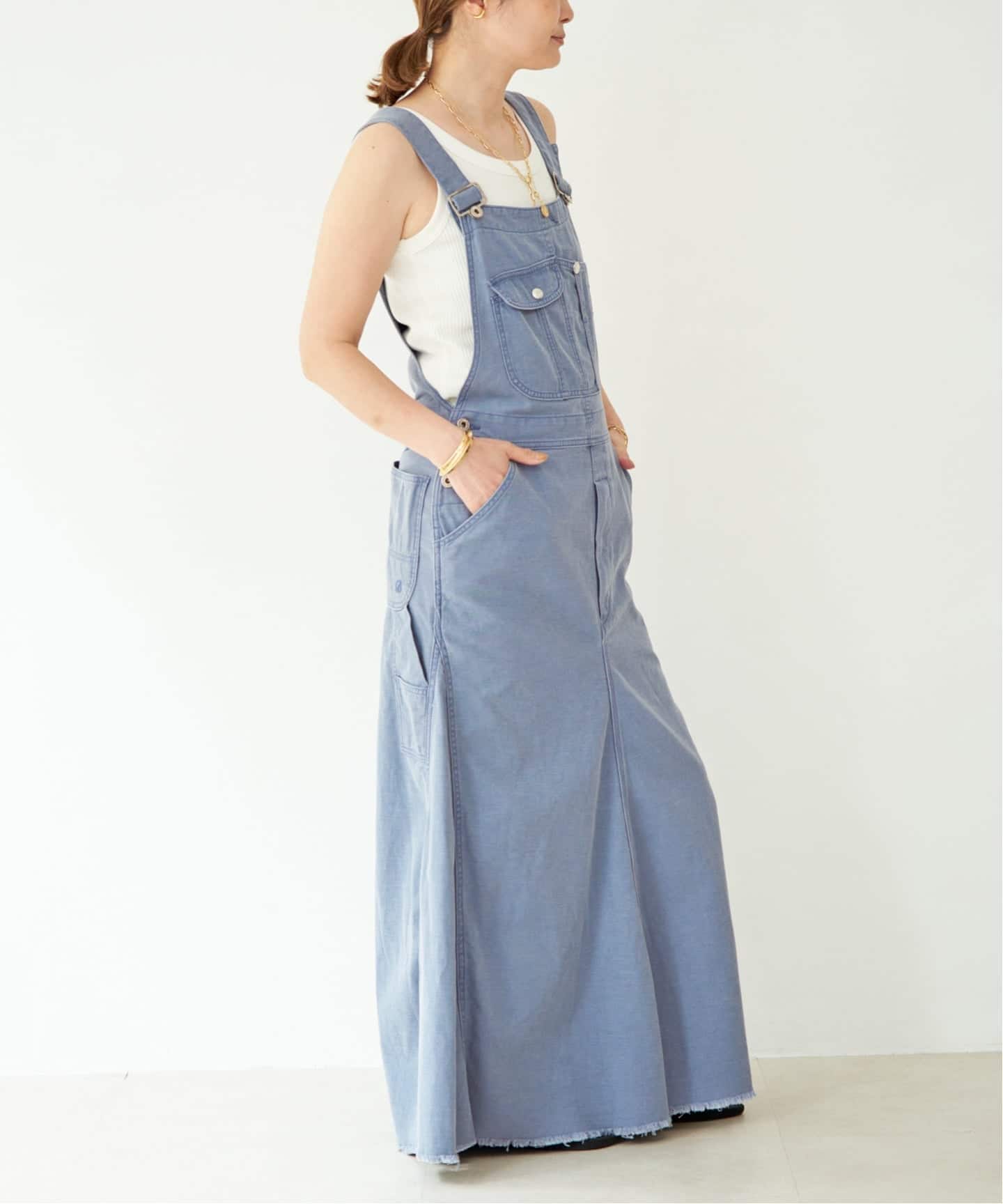 マディソンブルー デニム　サロペット MADISONBLUE / マディソンブルー】JUMPER MAXI SK L.oz BS（サロペット