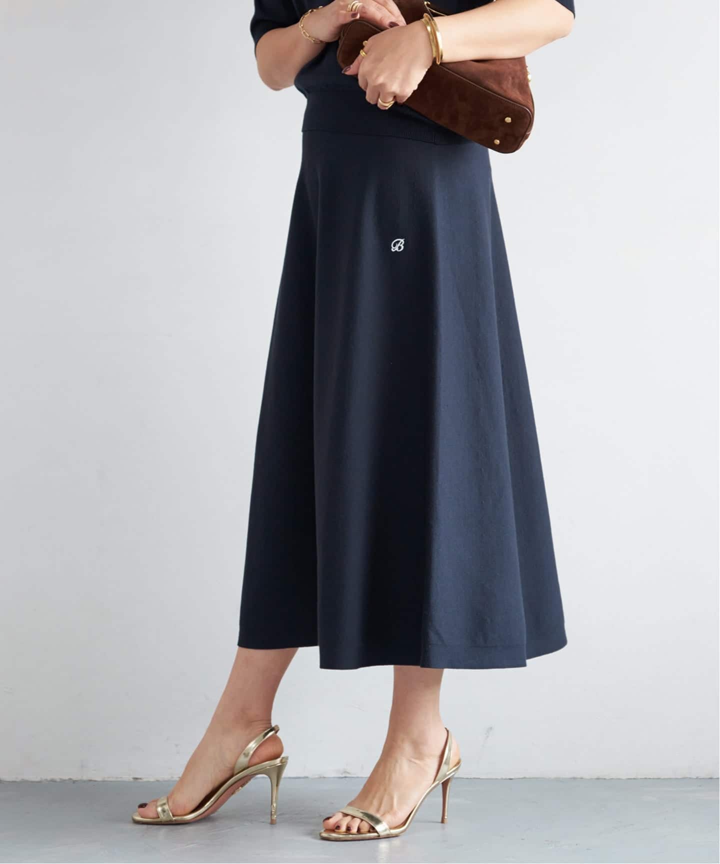 MADISONBLUE / マディソンブルー】KNIT FLARE SKIRT（その他スカート