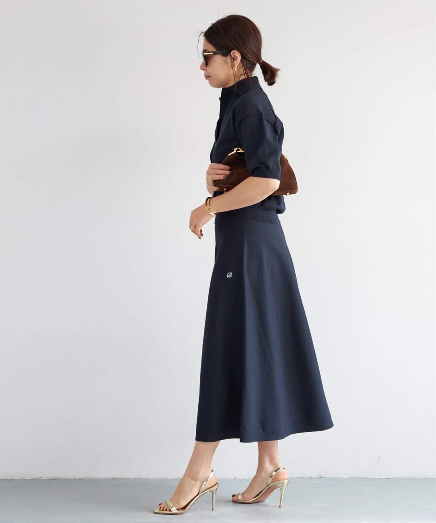 MADISONBLUE / マディソンブルー】KNIT FLARE SKIRT（その他スカート