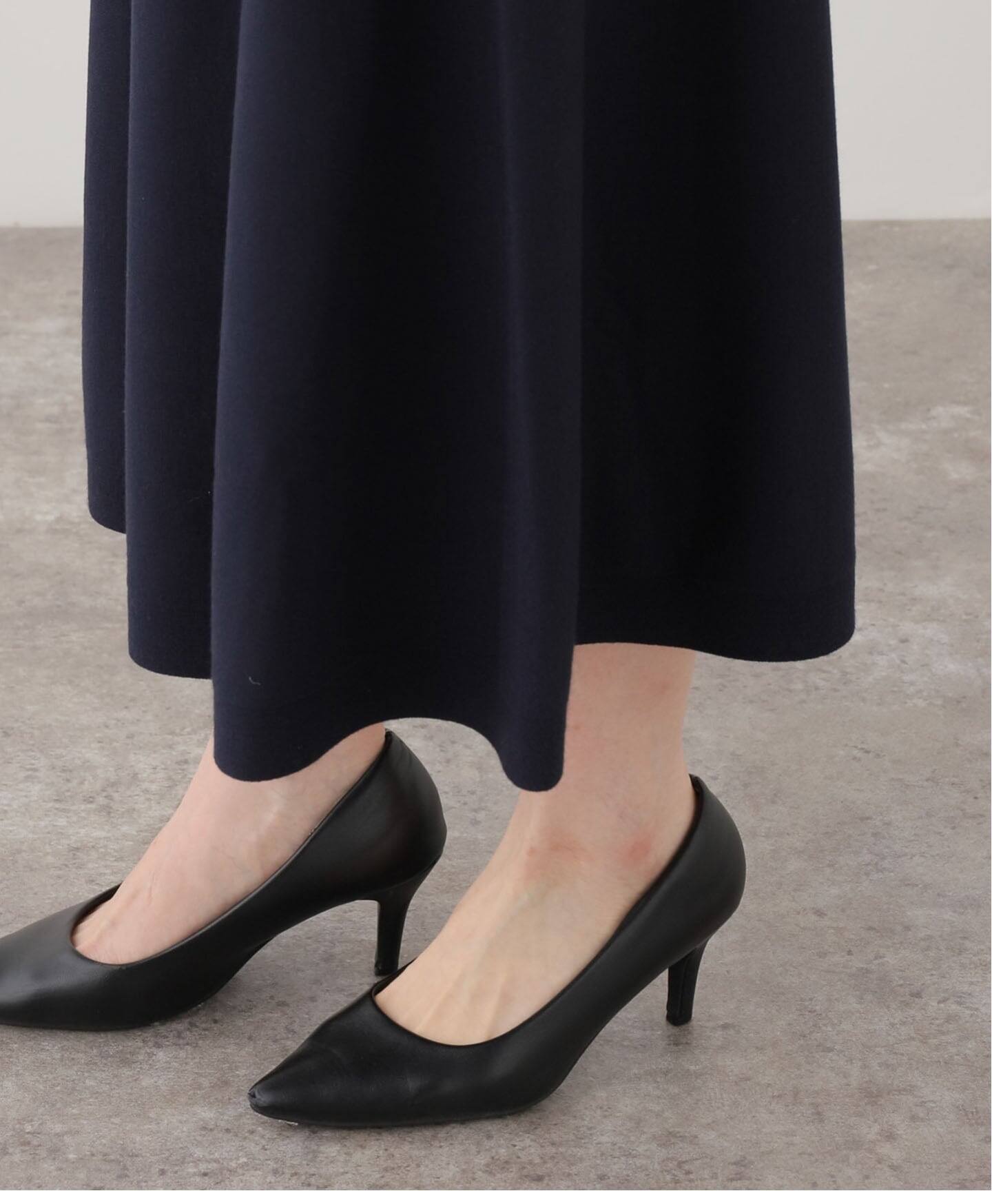 新品タグ付き　ドゥーズィエムクラス購入　madisonblue スカート　黒 MADISONBLUE / マディソンブルー】KNIT FLARE SKIRT（その他スカート