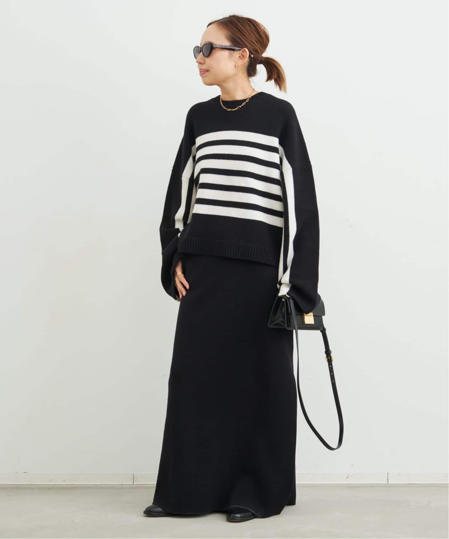 Deuxieme Classe CINOH/チノ SKIRT ブルゾンセット専用 CINOH/チノ 】KNIT MAXI SKIRT（ロング・マキシ丈スカート）｜Deuxieme