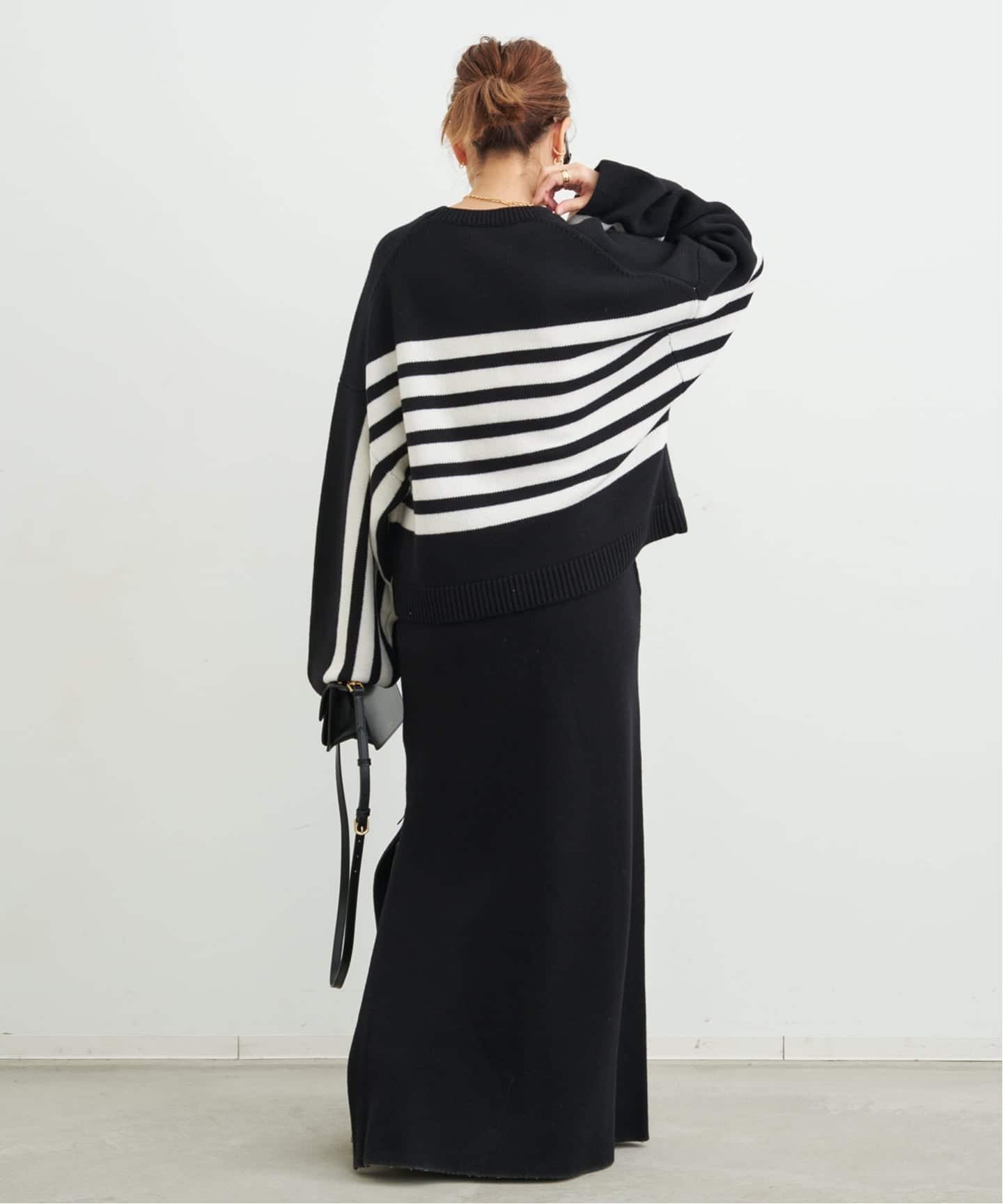 予約》【CINOH/チノ 】 SLIT SKIRT（ロング・マキシ丈スカート