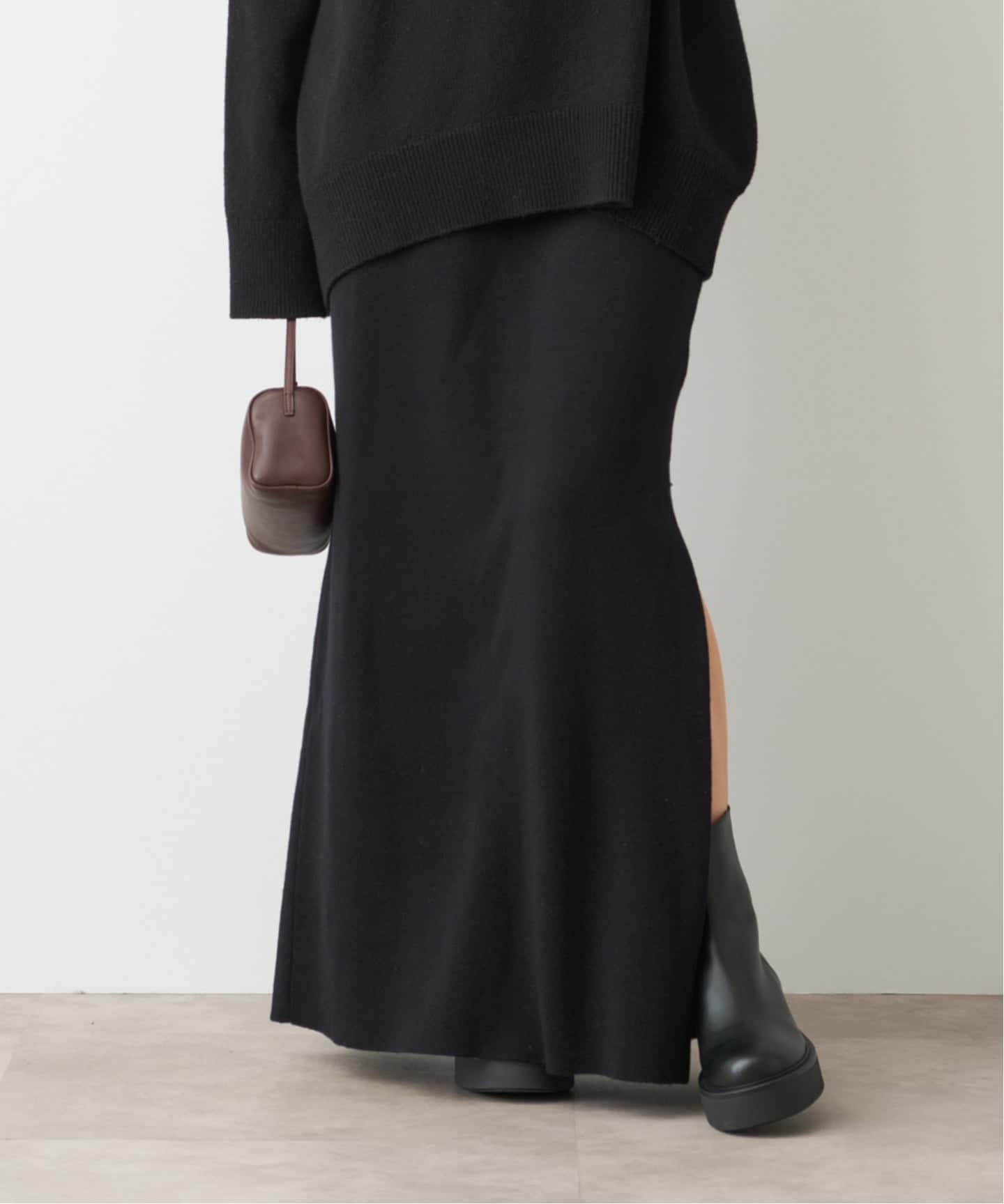 CINOH/チノ 】 SLIT SKIRT（ロング・マキシ丈スカート）｜Deuxieme