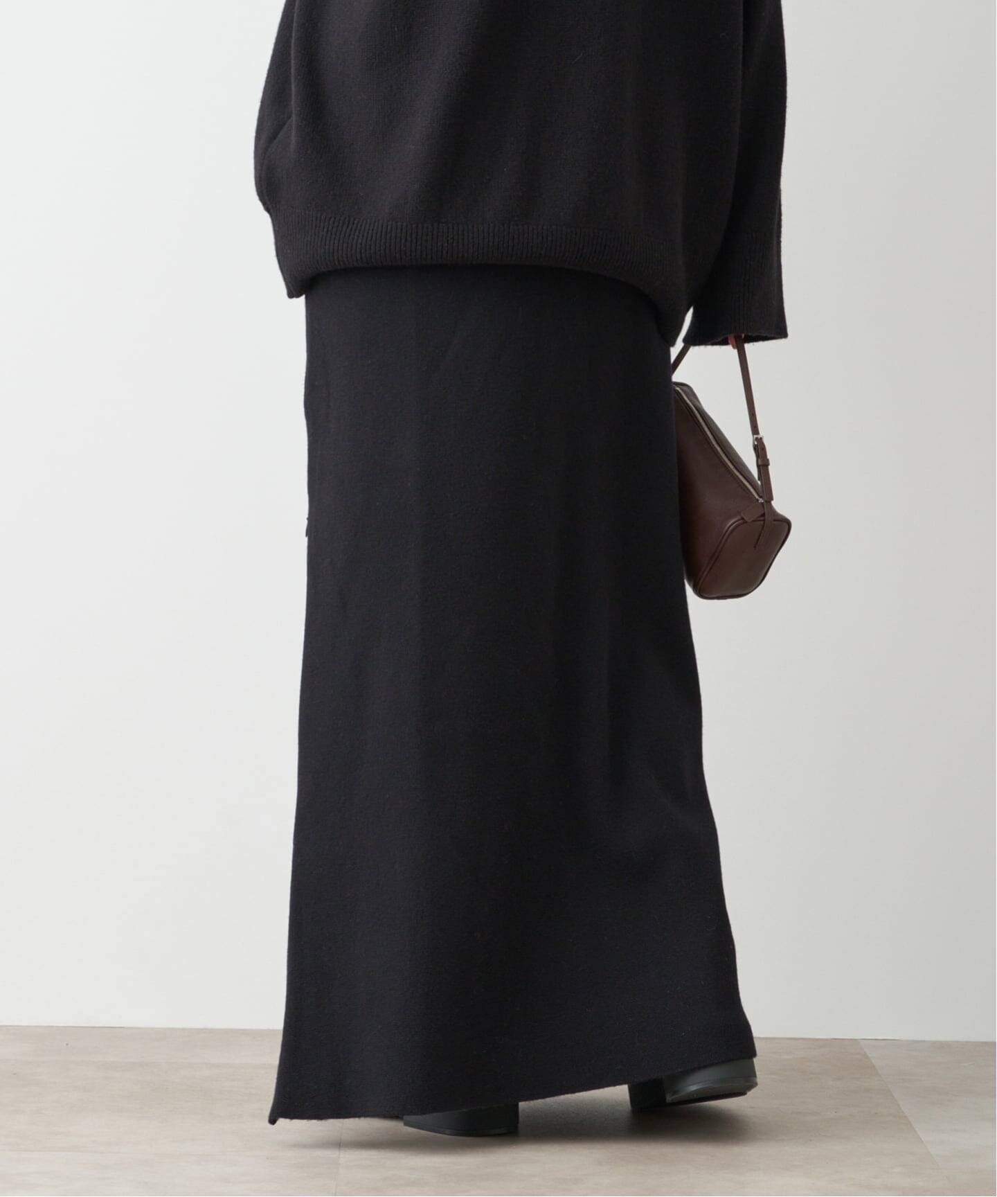 Deuxieme Class CHINO スリットニットスカート CINOH/チノ 】 SLIT SKIRT（ロング・マキシ丈スカート）｜Deuxieme