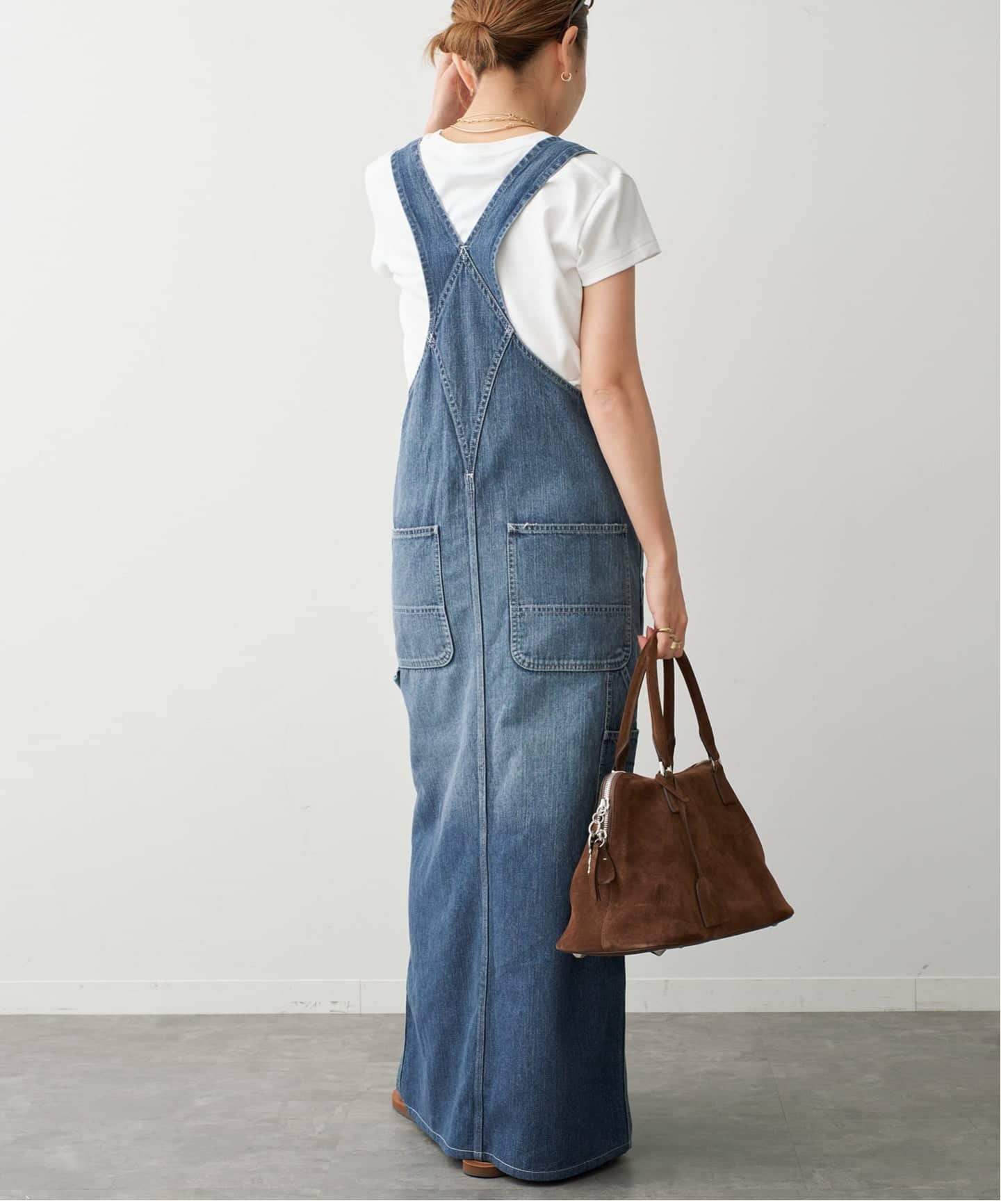 JOHNBULL/ジョンブル】OVERALL SKIRT DENIM（その他スカート