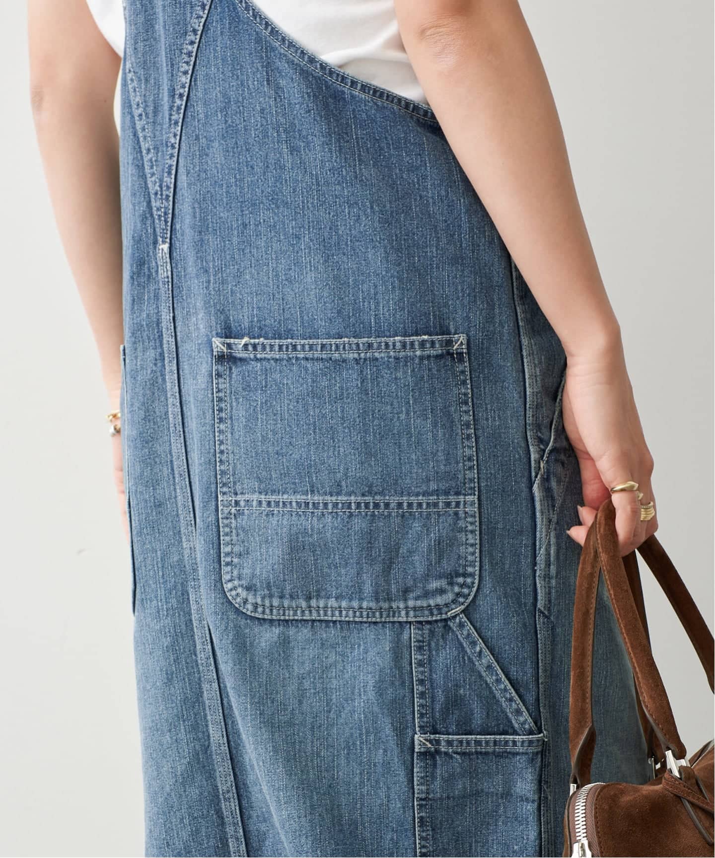 JOHNBULL/ジョンブル】OVERALL SKIRT DENIM（その他スカート