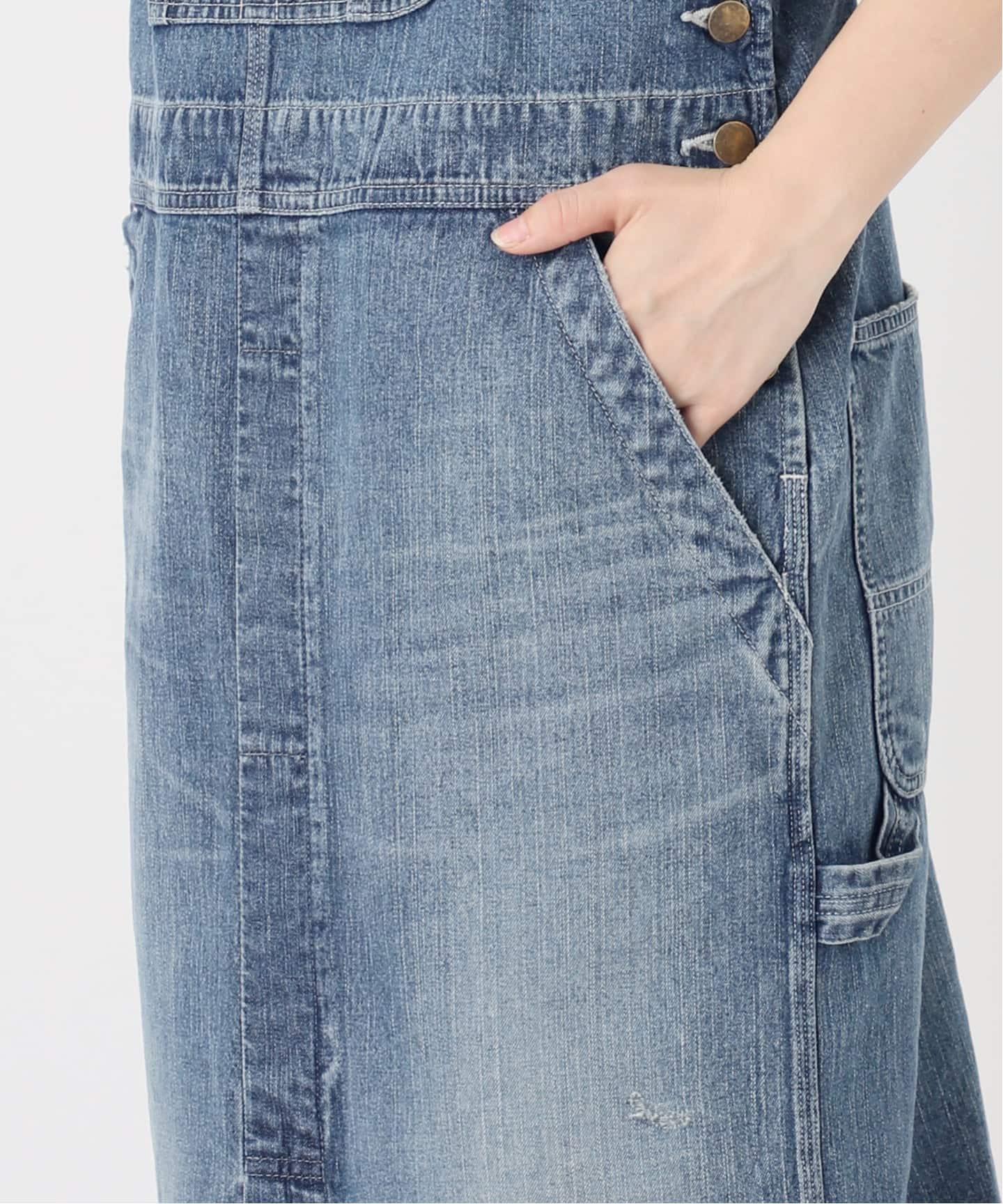 JOHNBULL/ジョンブル】OVERALL SKIRT DENIM（その他スカート