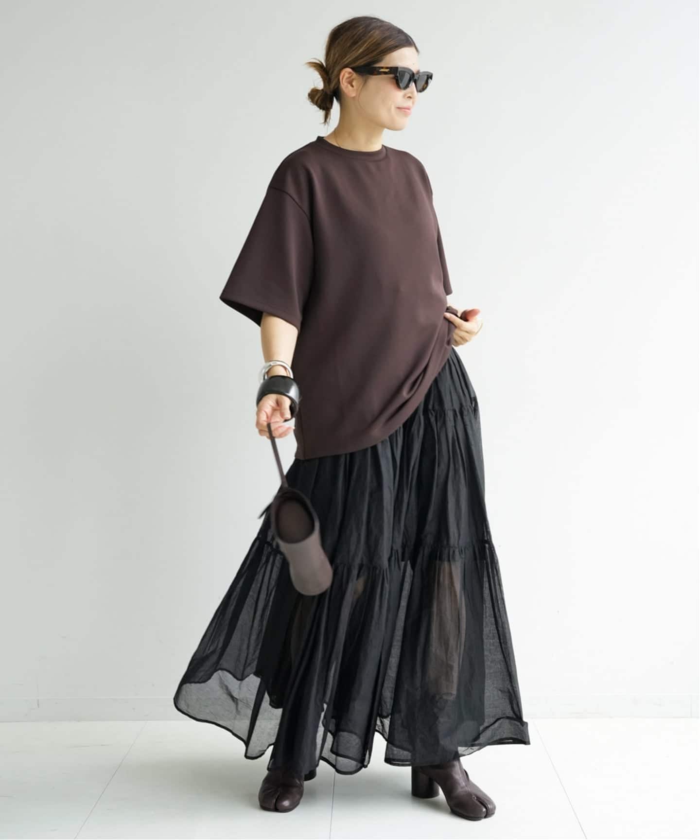 予約》【MARILYN MOON/マリリンムーン】dramatic skirt（その他