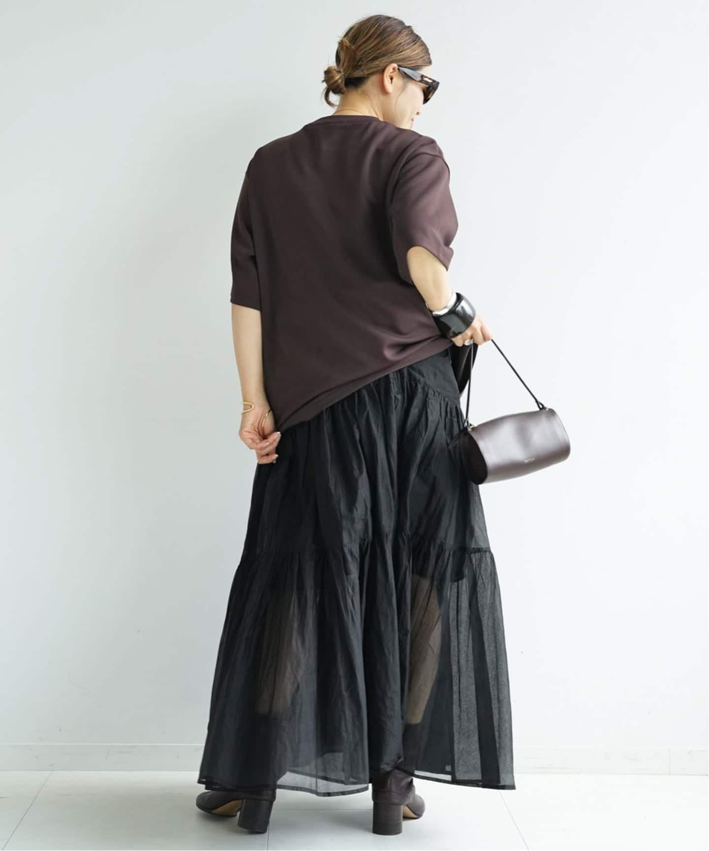 予約》【MARILYN MOON/マリリンムーン】dramatic skirt（その他
