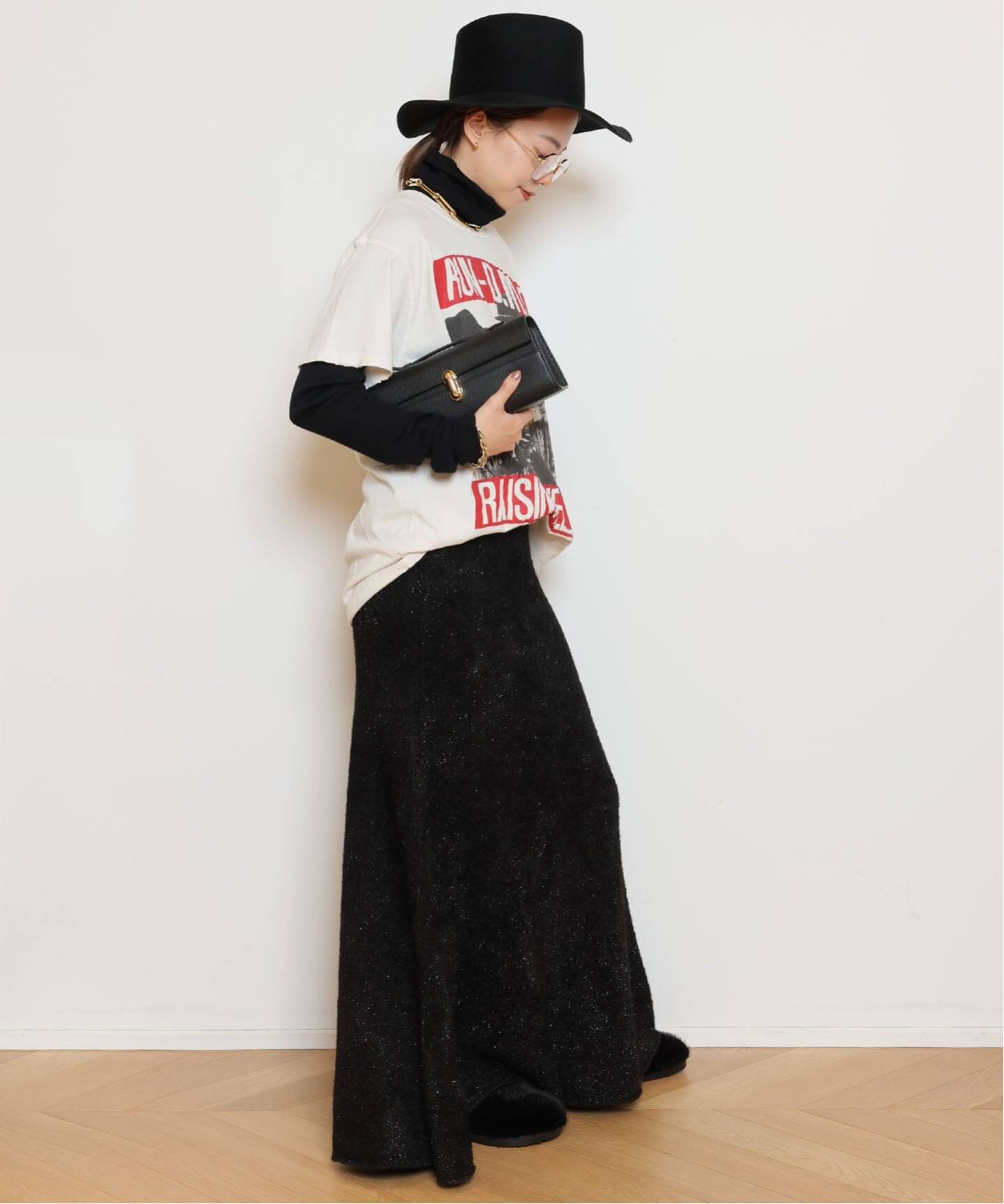 ここCOLPIERROTフェイスSK　BEMBIENSimoneScarf Col Pierrot/コルピエロ】RAME KNIT MERMAID スカート（その他スカート