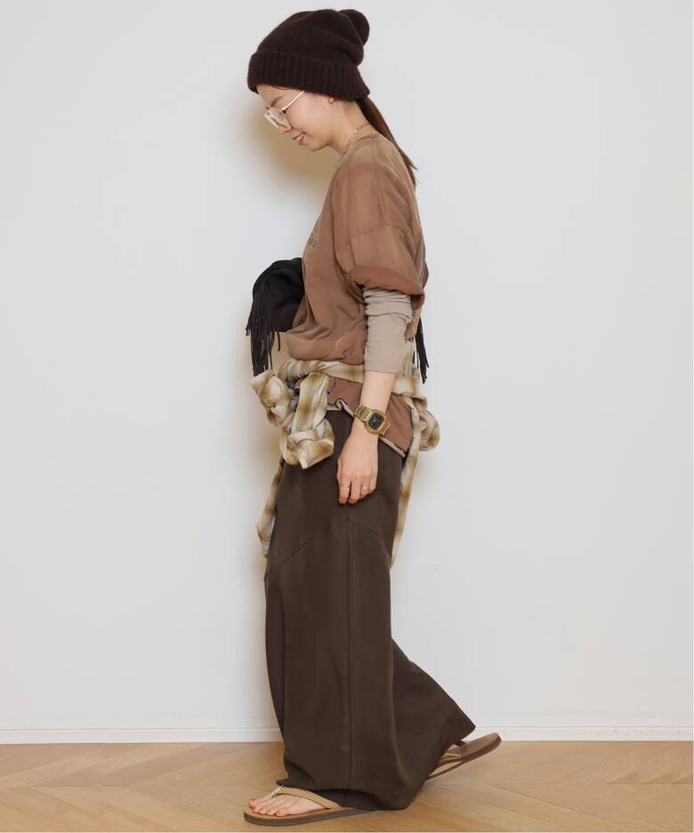 Col Pierrot/コル ピエロ】Fake suede Maxi スカート（その他スカート 