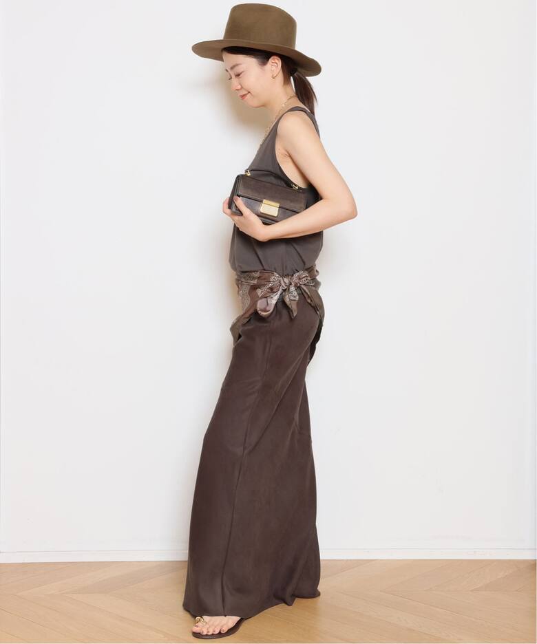 Col Pierrot/コル ピエロ】Fake suede Maxi スカート（その他スカート 