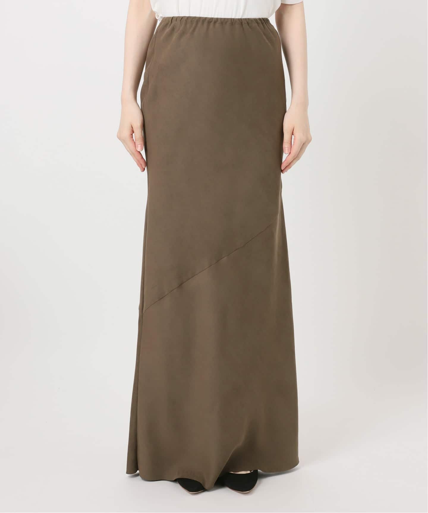 予約》【Col Pierrot/コル ピエロ】Fake suede Maxi スカート（その他
