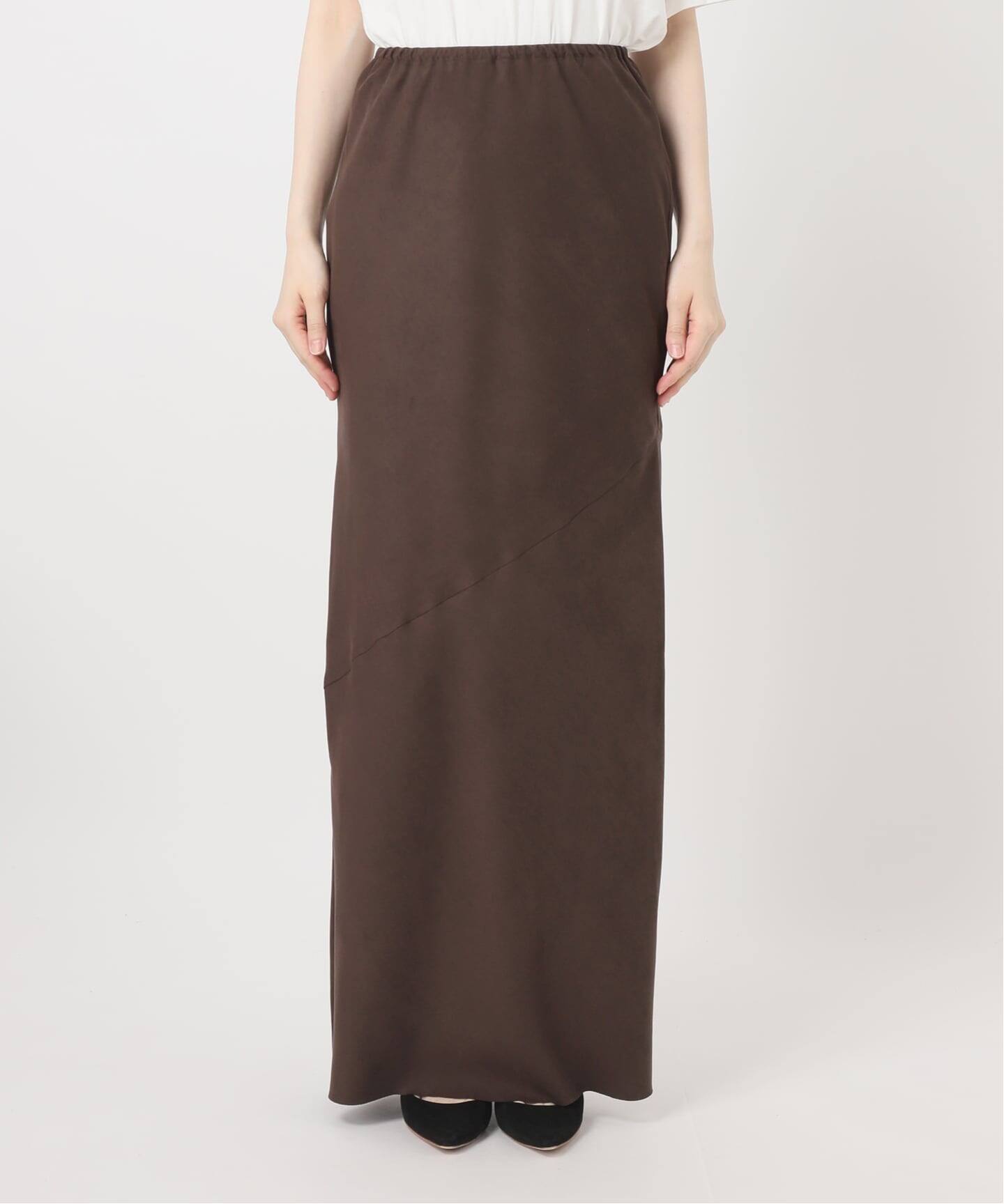 Col Pierrot/コル ピエロ】Fake suede Maxi スカート（その他スカート