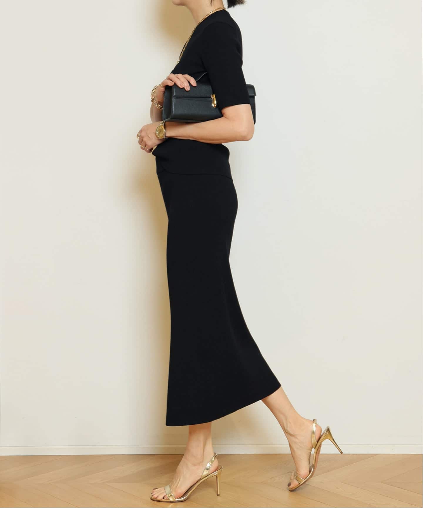 Diner B RIB スカート　ブラウン Diner B RIB タイトスカート（スカート）｜Deuxieme Classe