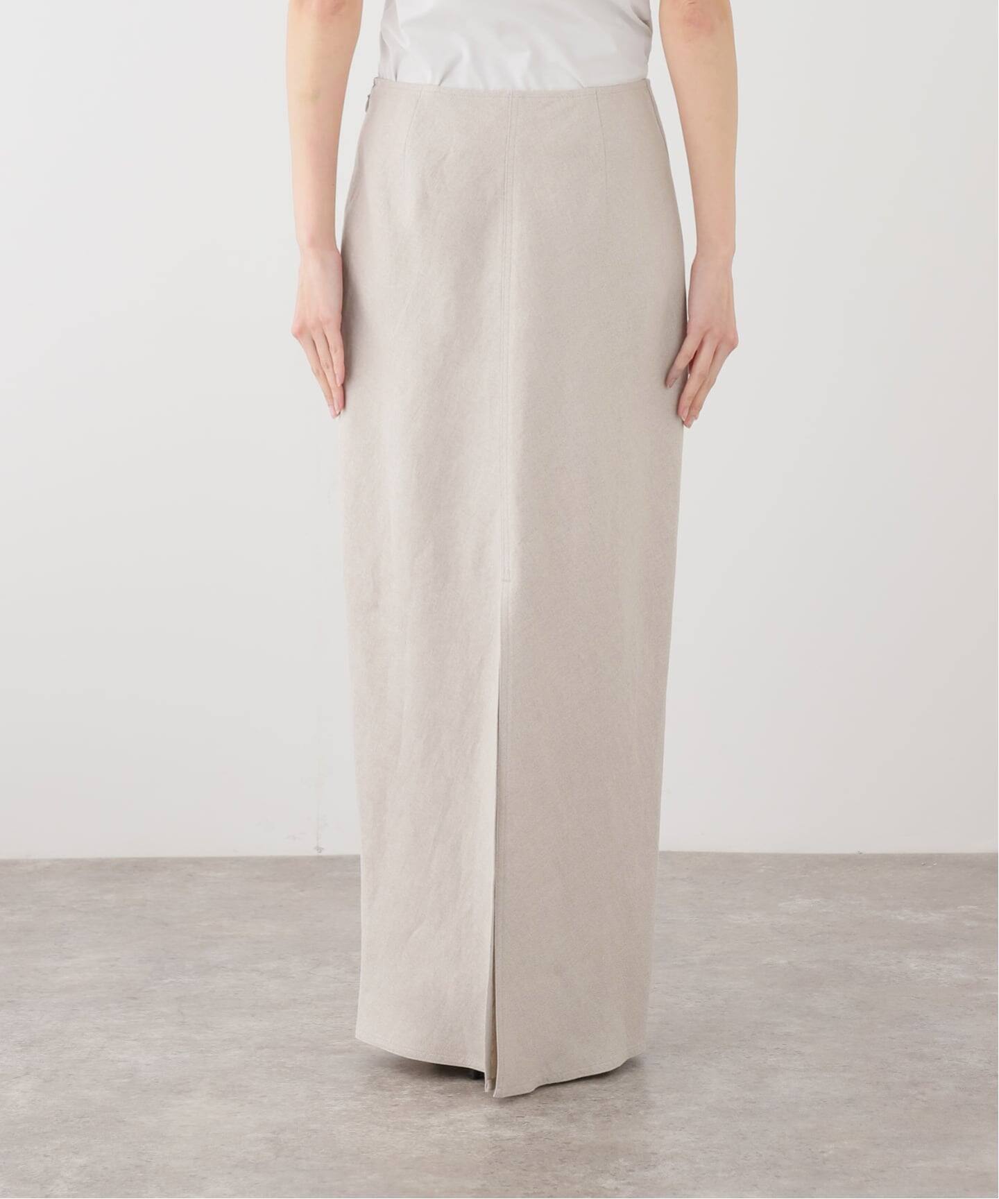 美品 24ss ミューズ MUSE OGLINEN タイトスカート 36 リネン OGLINEN タイトスカート（ロング・マキシ丈スカート）｜MUSE de