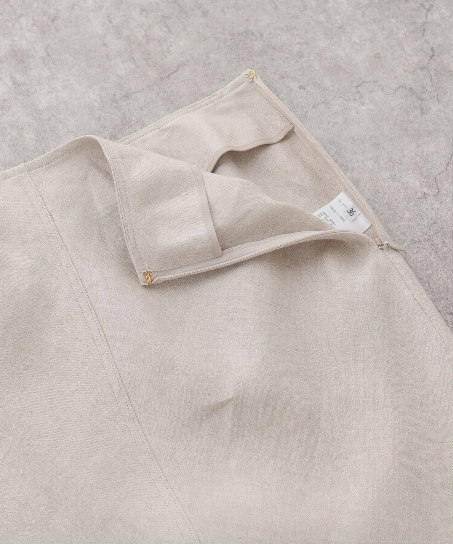 美品 24ss ミューズ MUSE OGLINEN タイトスカート 36 リネン OGLINEN タイトスカート（ロング・マキシ丈スカート）｜MUSE de