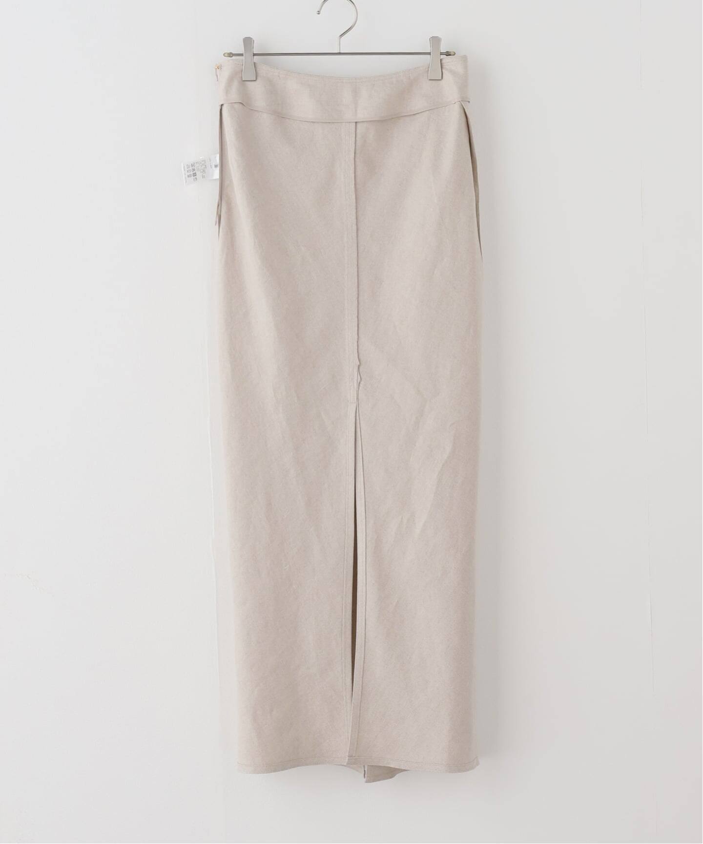 美品 24ss ミューズ MUSE OGLINEN タイトスカート 36 リネン OGLINEN タイトスカート（ロング・マキシ丈スカート）｜MUSE de