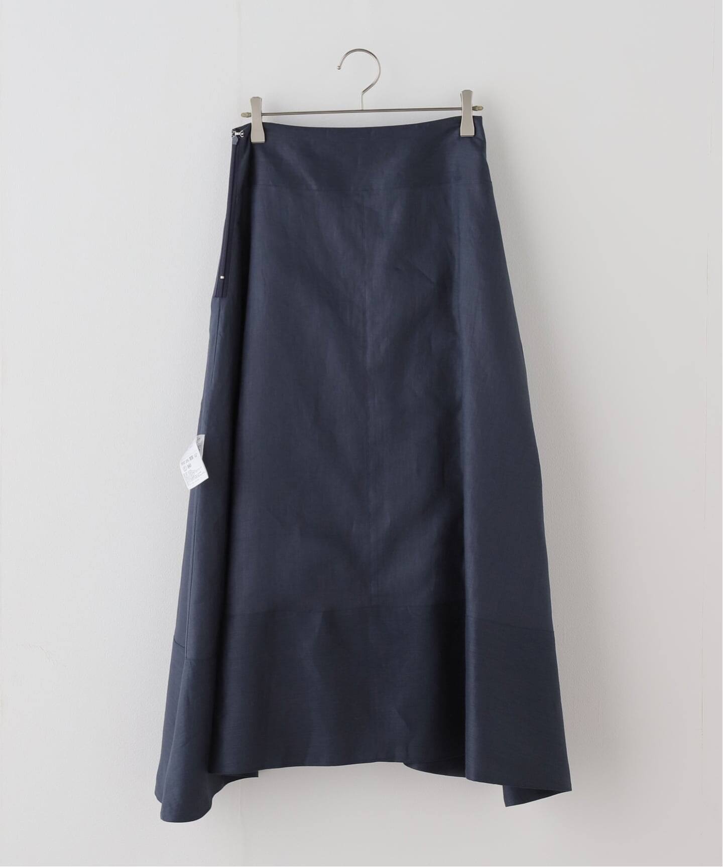 MADISONBLUE/マディソンブルー】LINEN MI-MOLLET FLARE スカート