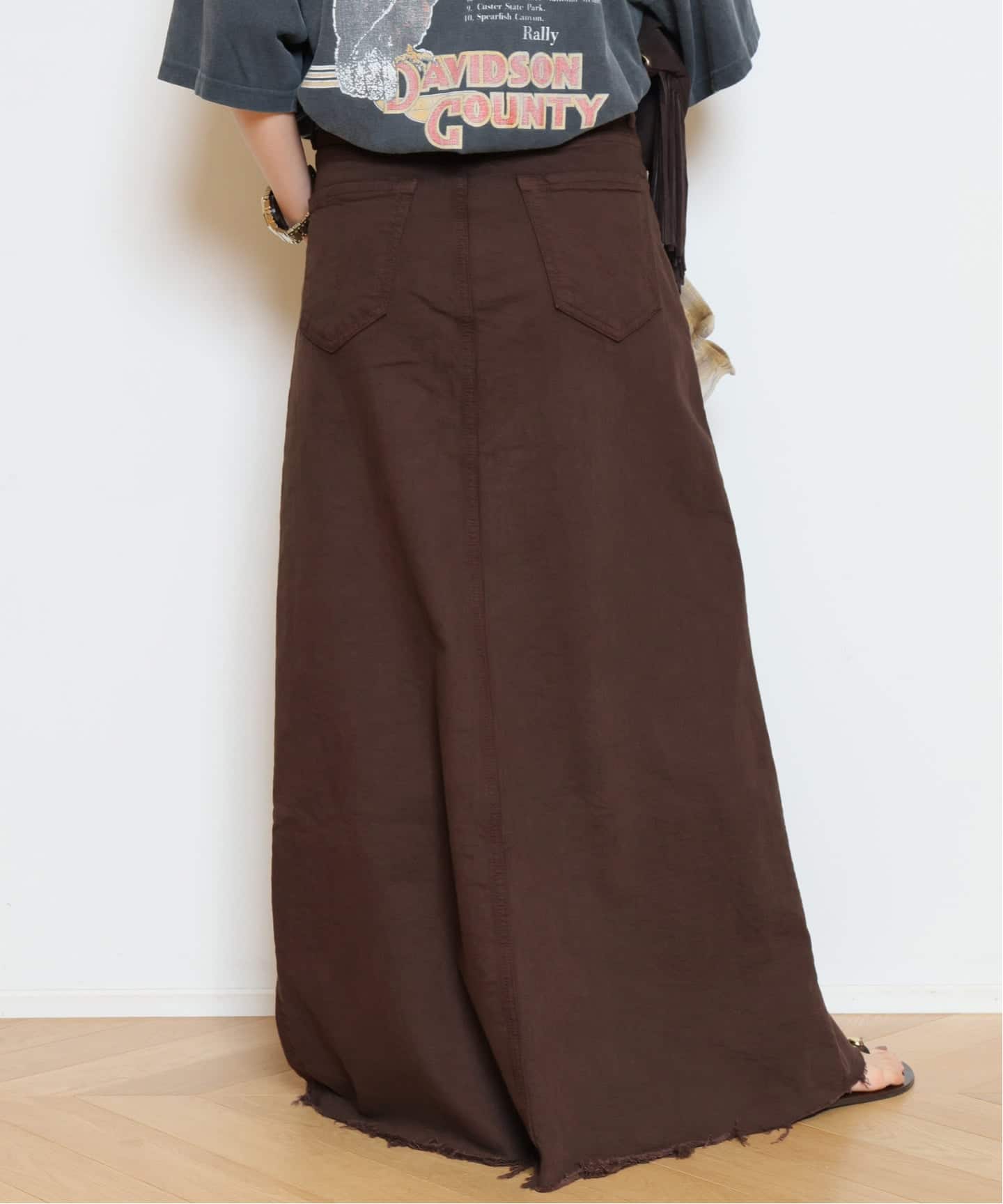 MOTHER/マザー】DENIM MAXI スカート（ロング・マキシ丈スカート