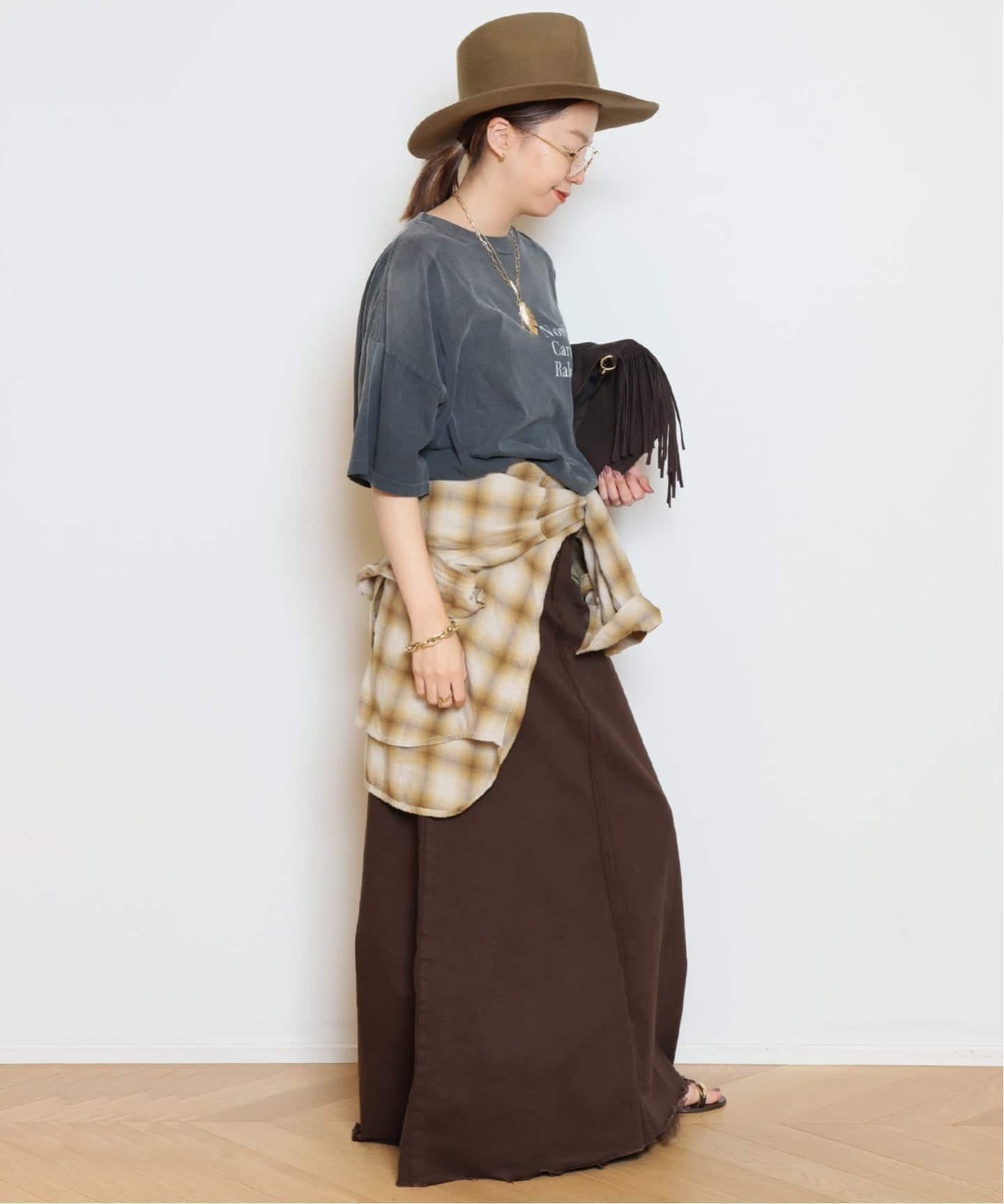 MOTHER/マザー】DENIM MAXI スカート（ロング・マキシ丈スカート
