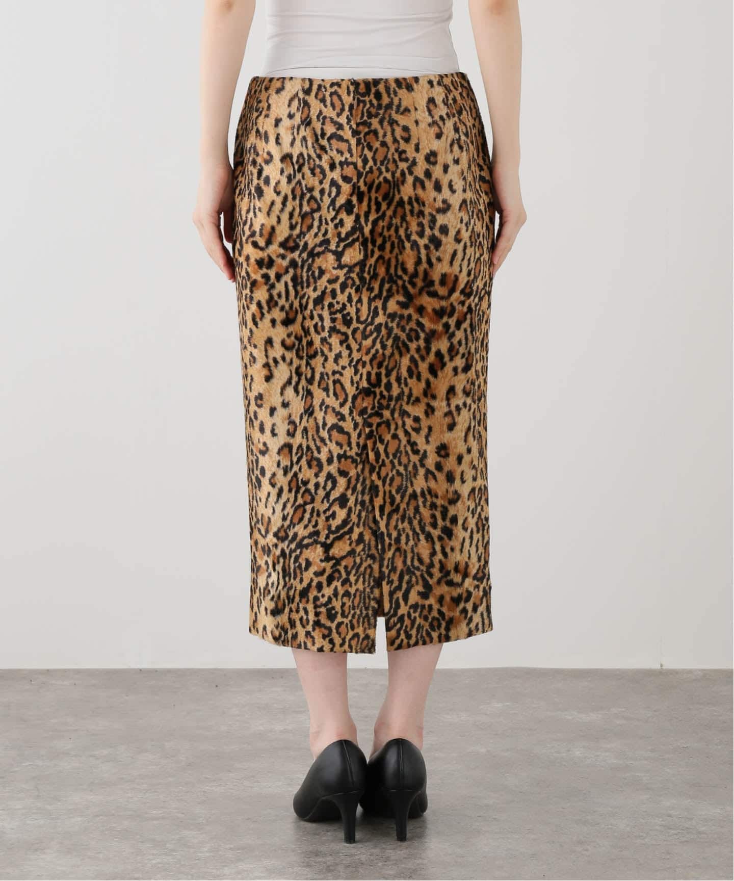 Leopard Pencil Skirt（ひざ丈スカート）｜L'Appartement
