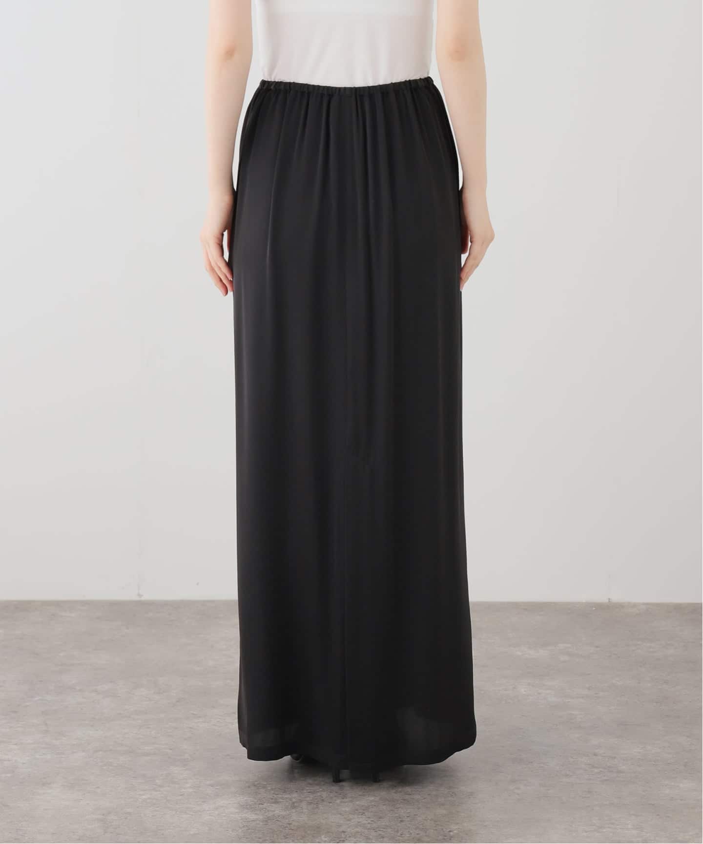 Washable Silk Skirt（ロング・マキシ丈スカート）｜L'Appartement